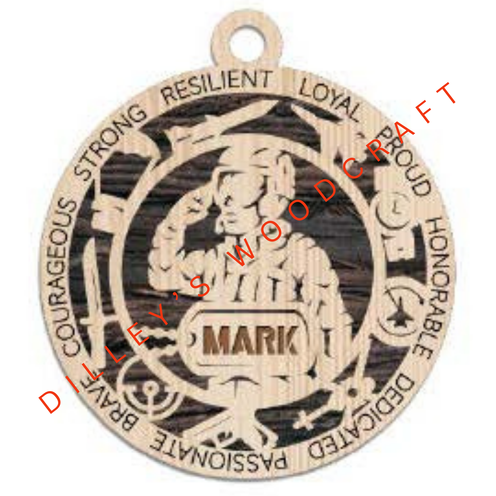 Military Ornament - Air Force Field Uniform (Male)