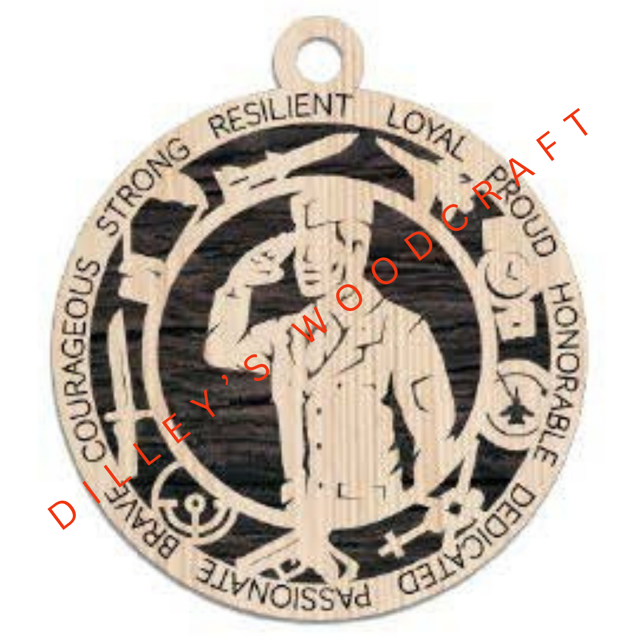 Military Ornament - Air Force Formal Uniform (Male)
