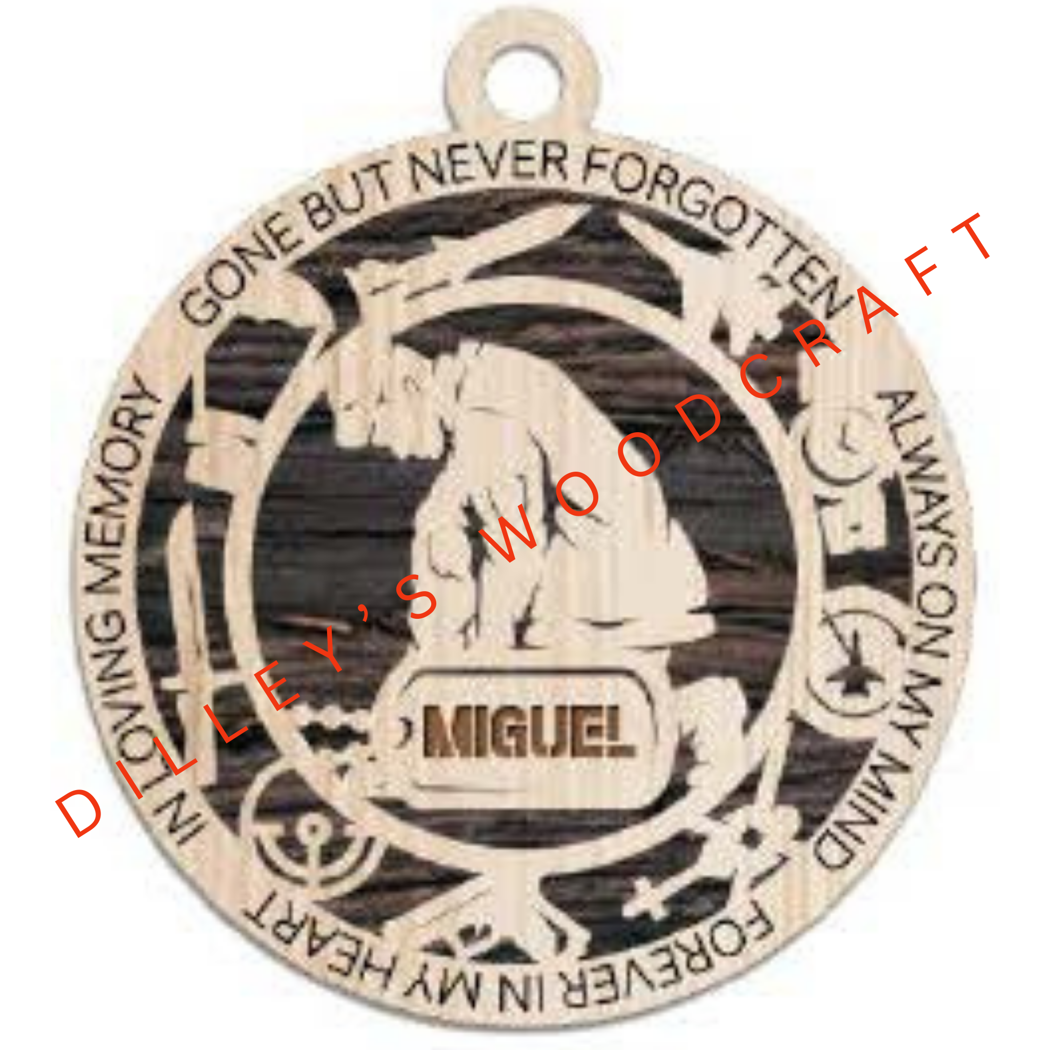 Military Ornament - Air Force Kneeling Memorial