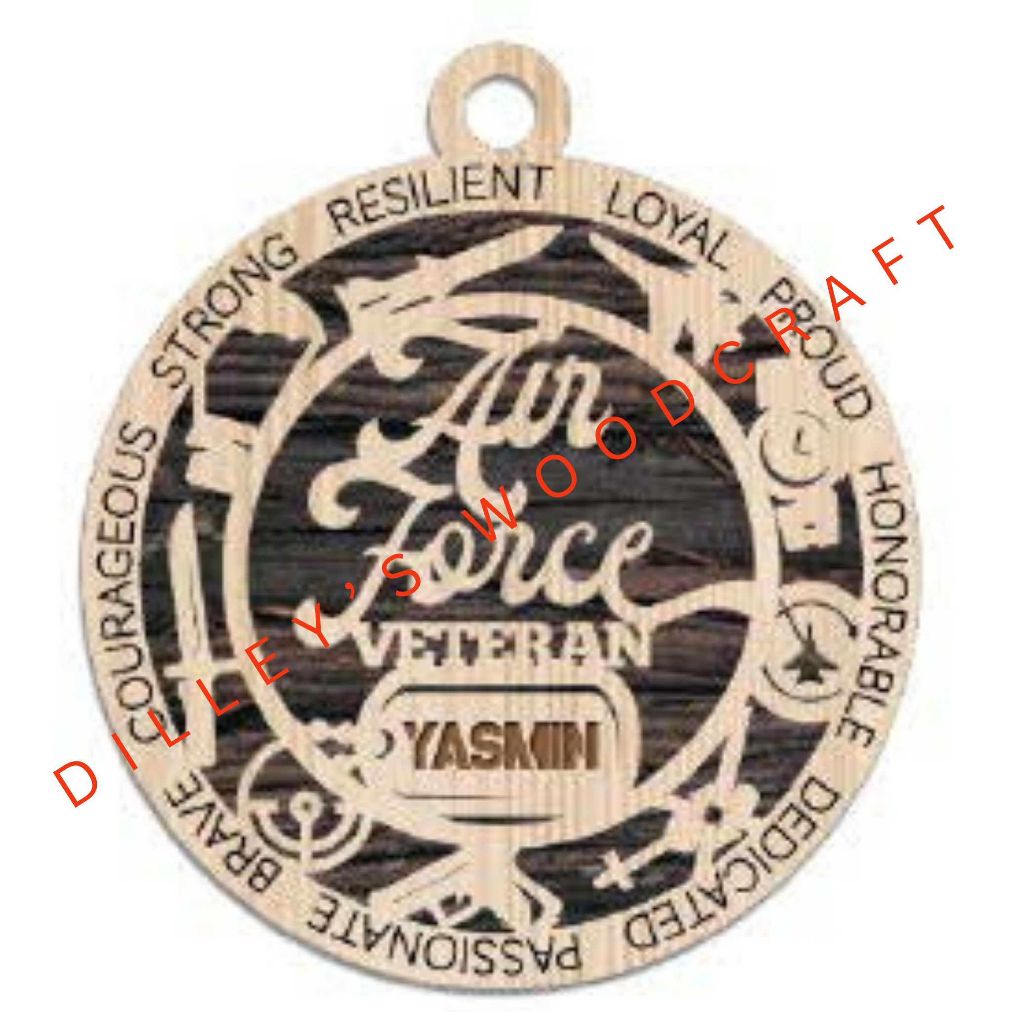 Military Ornament - Air Force Veteran