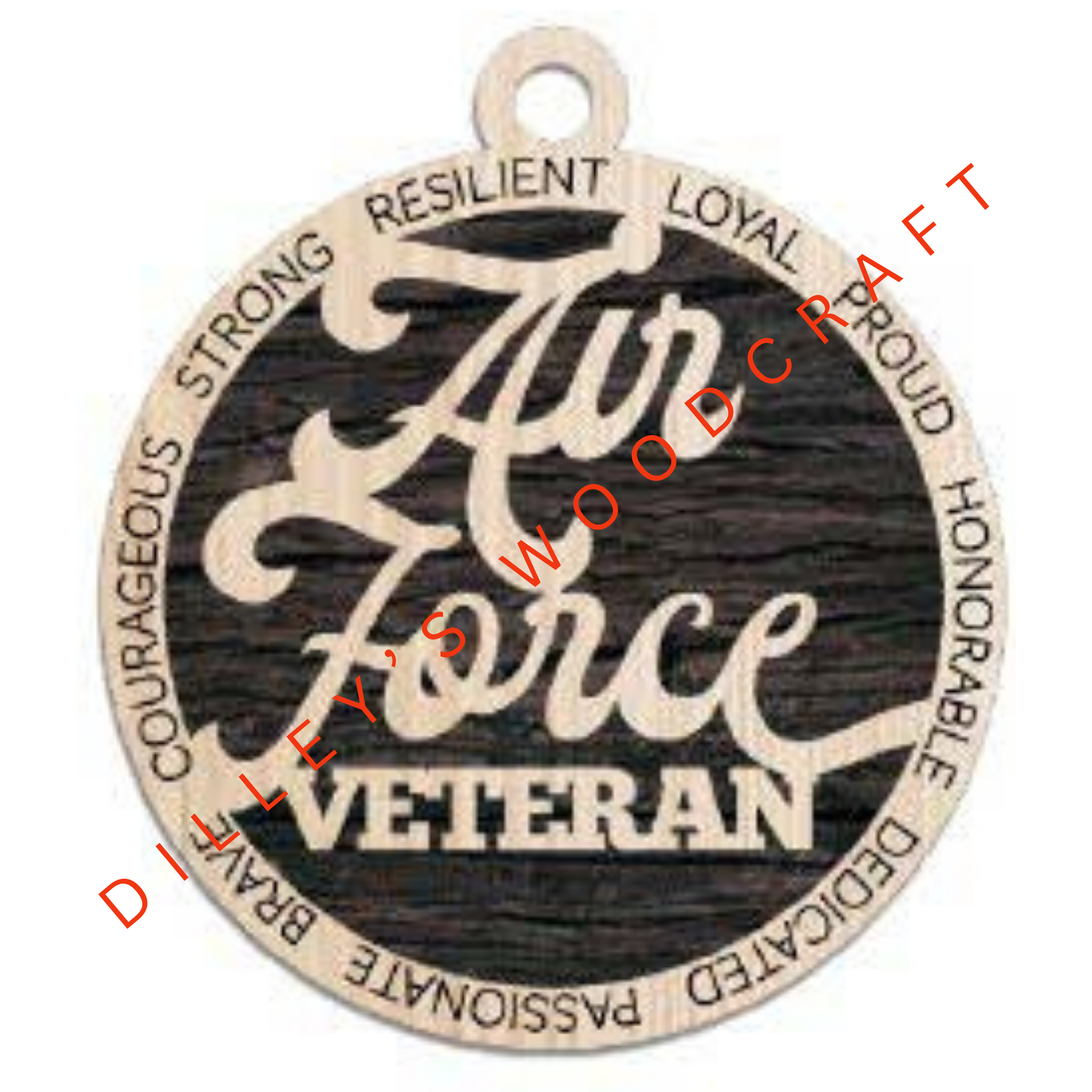 Military Ornament - Air Force Veteran