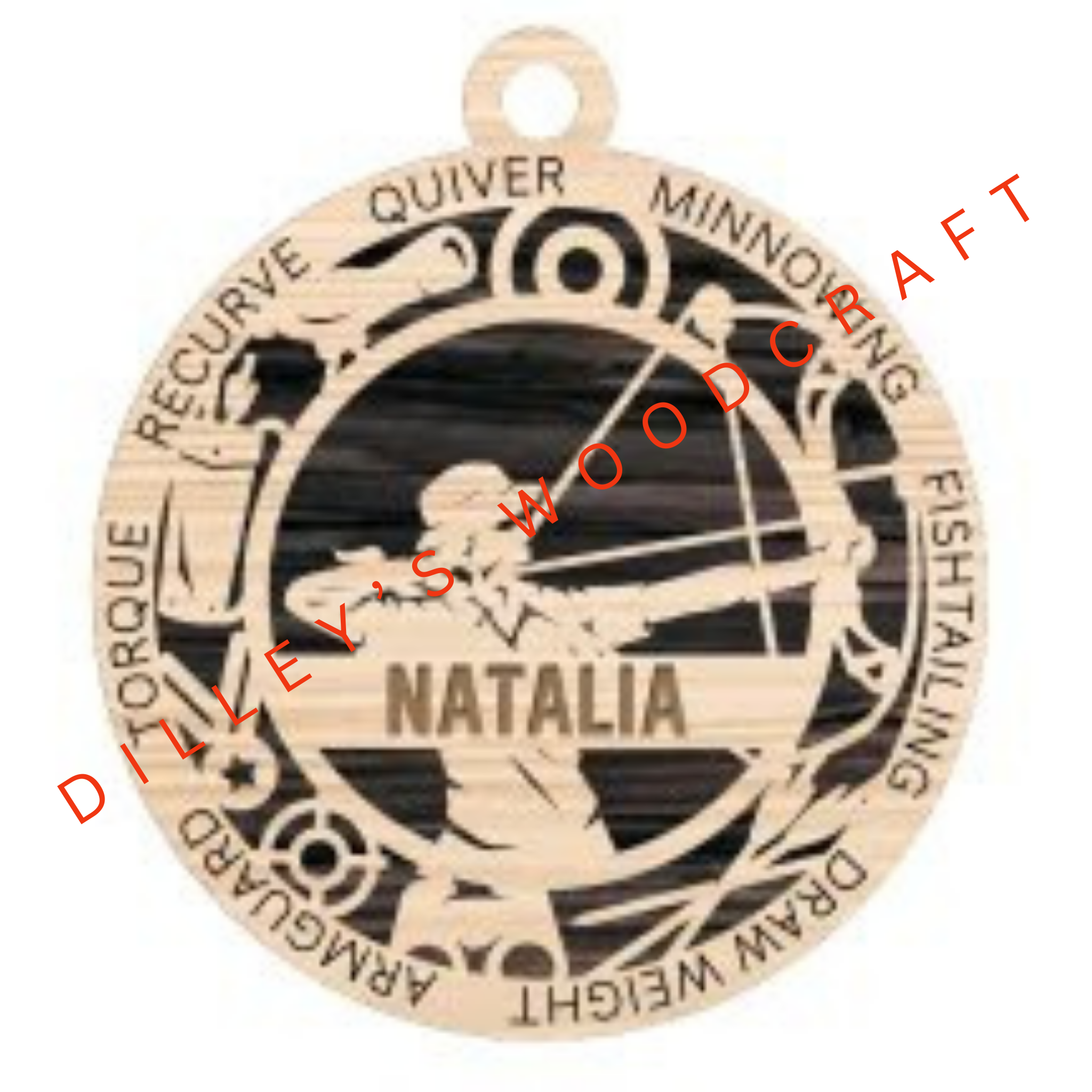 Stadium Series Ornament - Archery (Female)