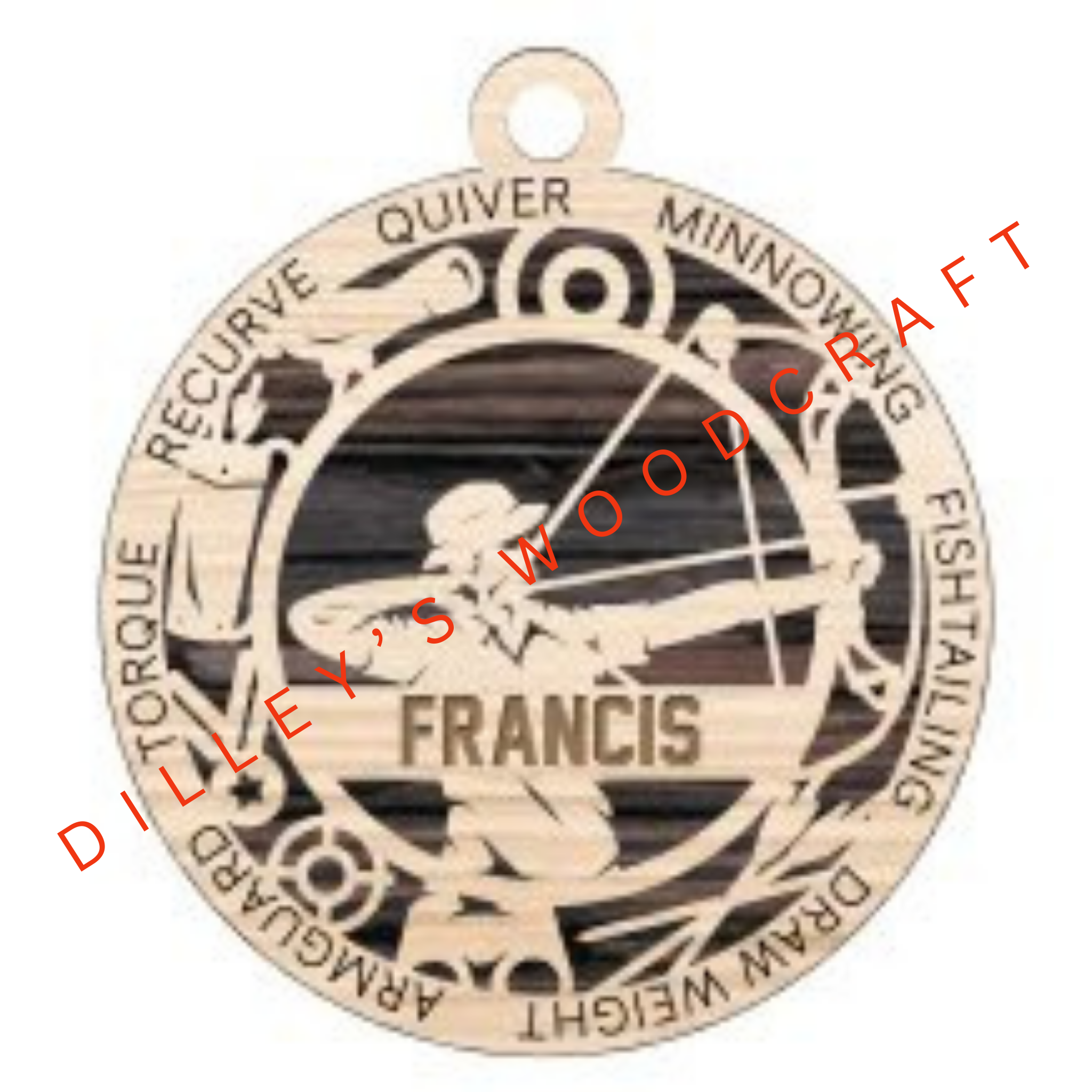 Stadium Series Ornament - Archery (Male)