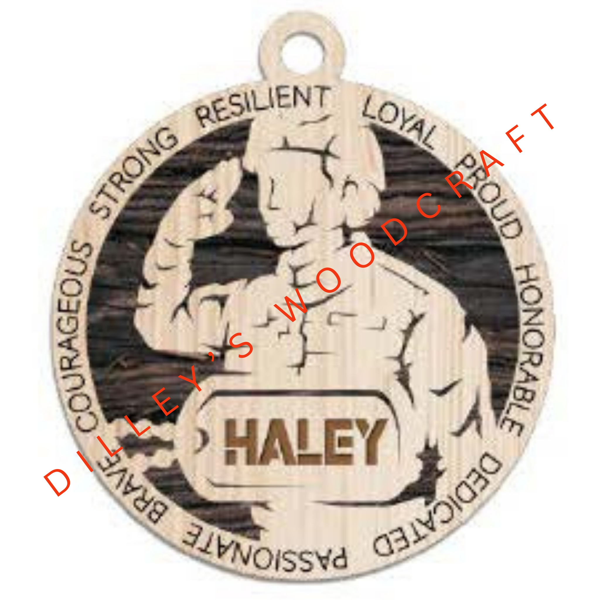 Military Ornament - Army Field Uniform (Female)