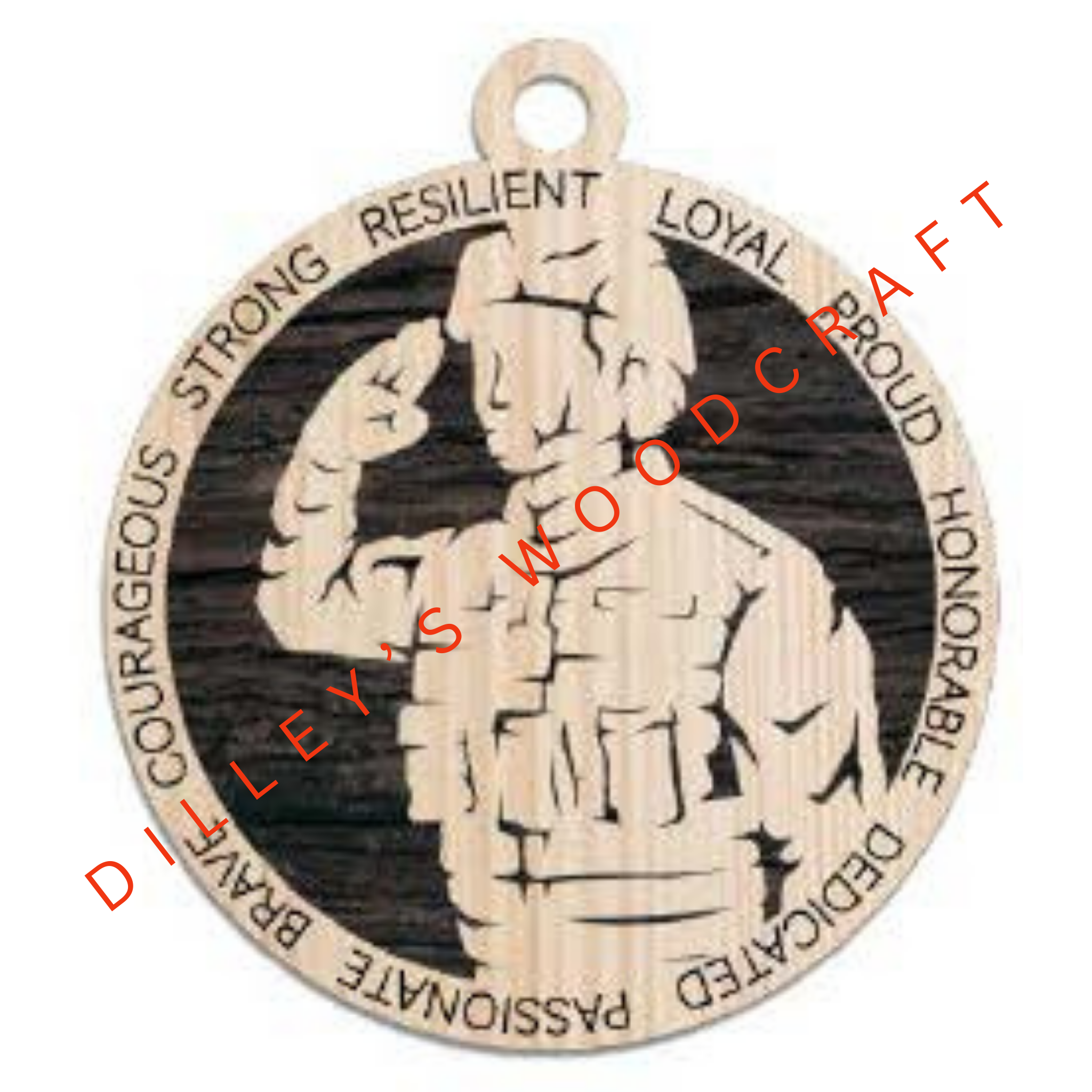 Military Ornament - Army Field Uniform (Female)