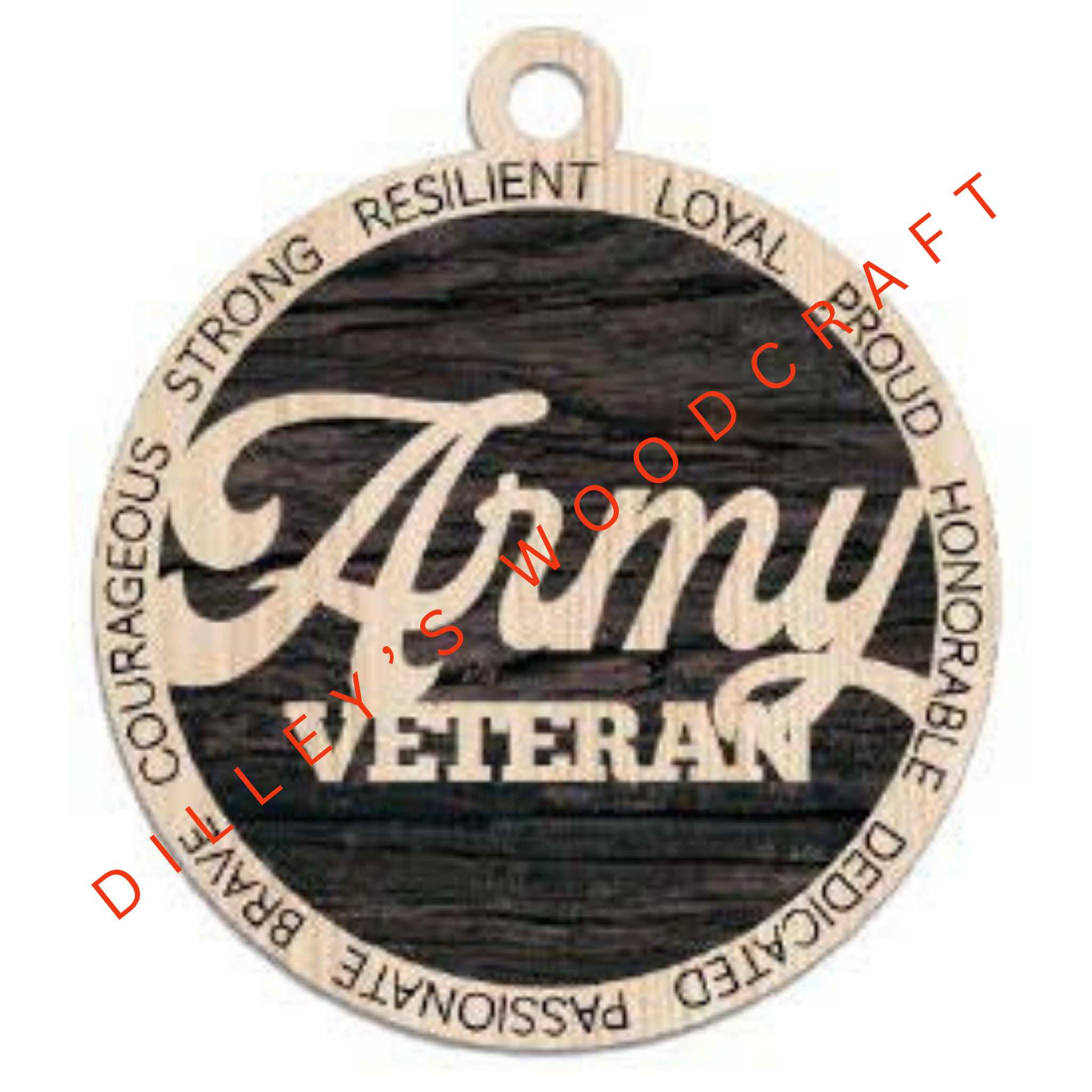 Military Ornament - Army Veteran