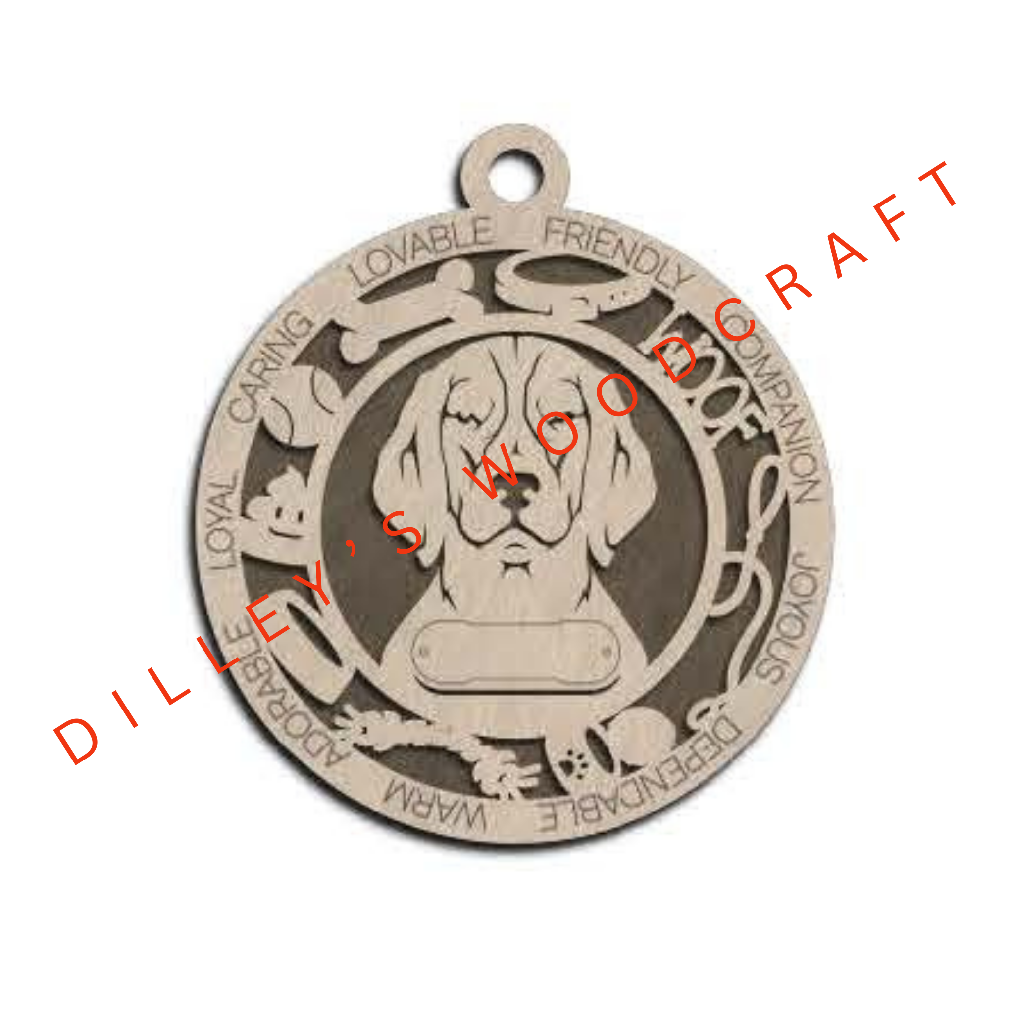Dog Ornament Friendly - Beagle