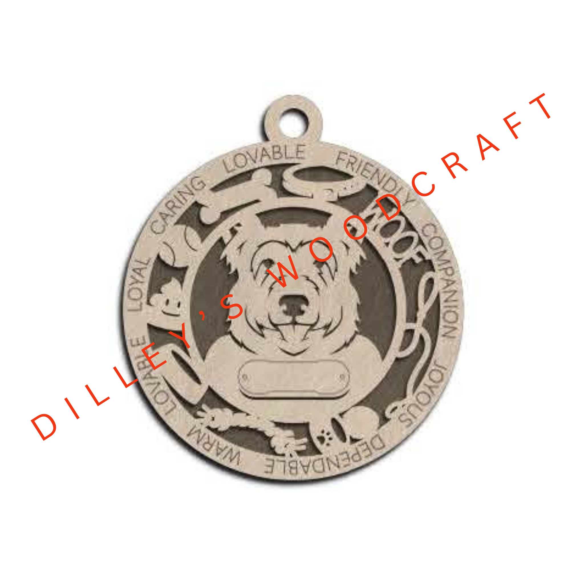 Dog Ornament Friendly - Berger Picard