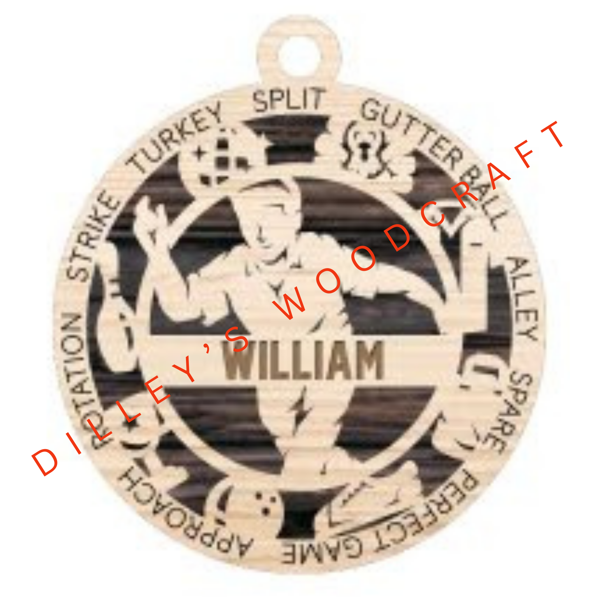 Stadium Series Ornament - Bowling (Male)