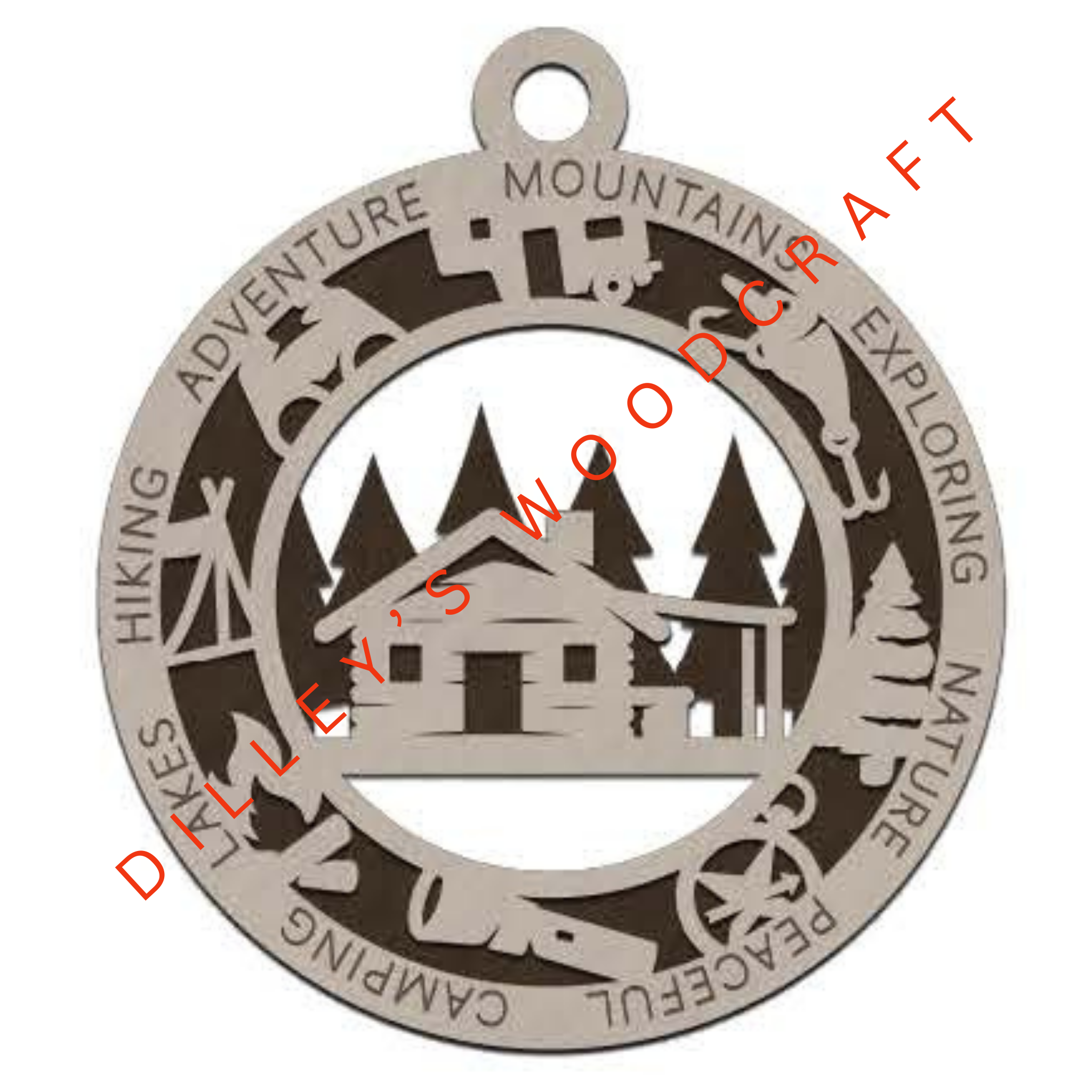 The Great Explorer Ornaments - Cabin
