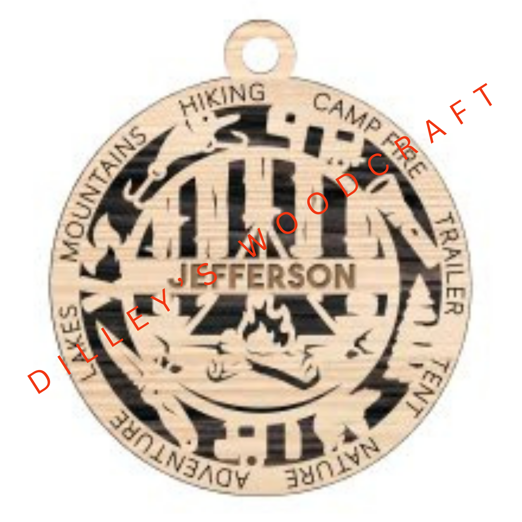 Stadium Series Ornament - Camping