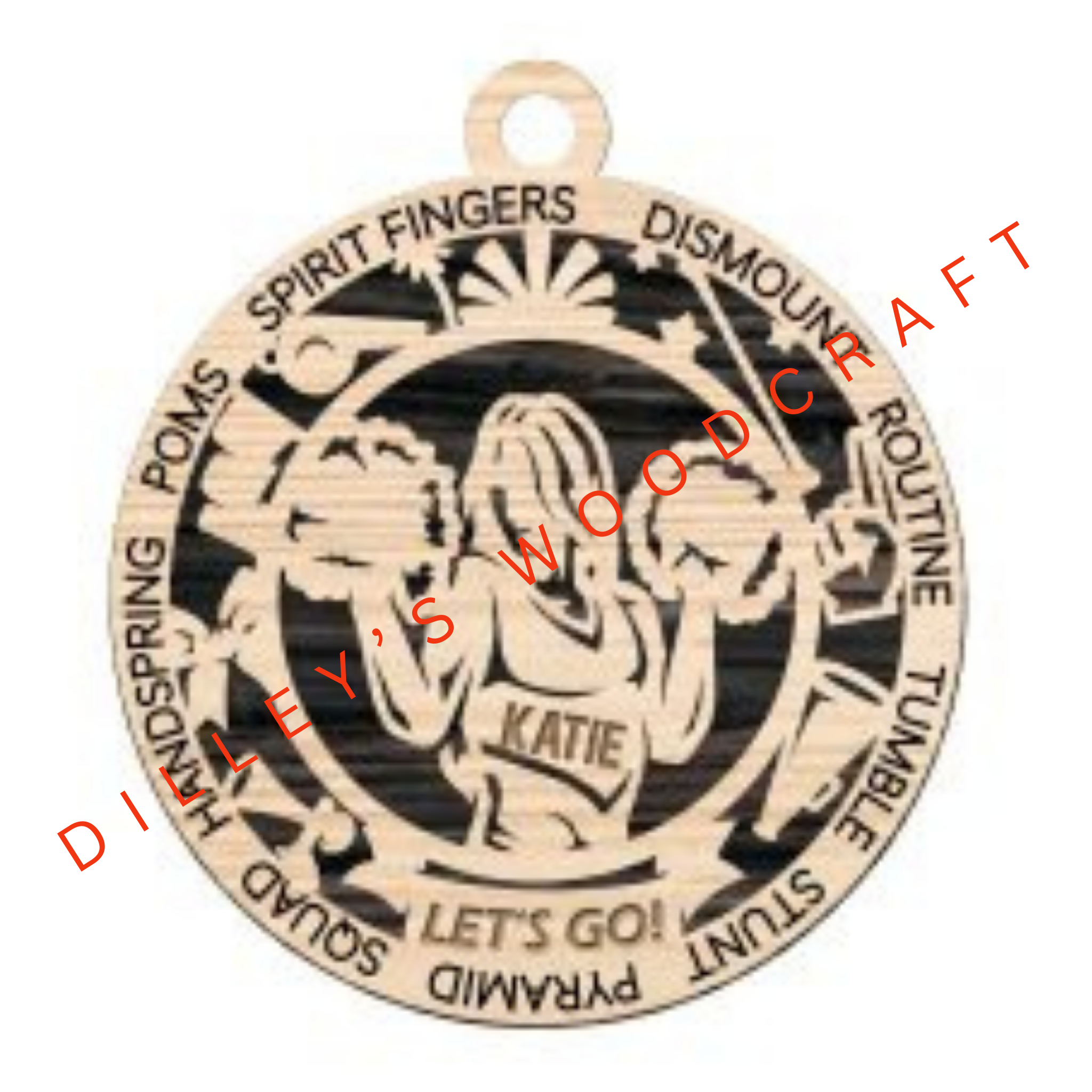 Stadium Series Ornament - Cheerleading (Female)