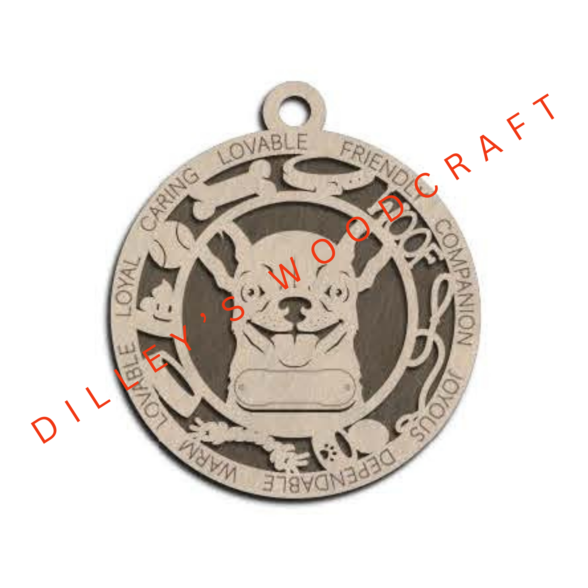 Dog Ornament Friendly - Chihuahua (Short Haired)