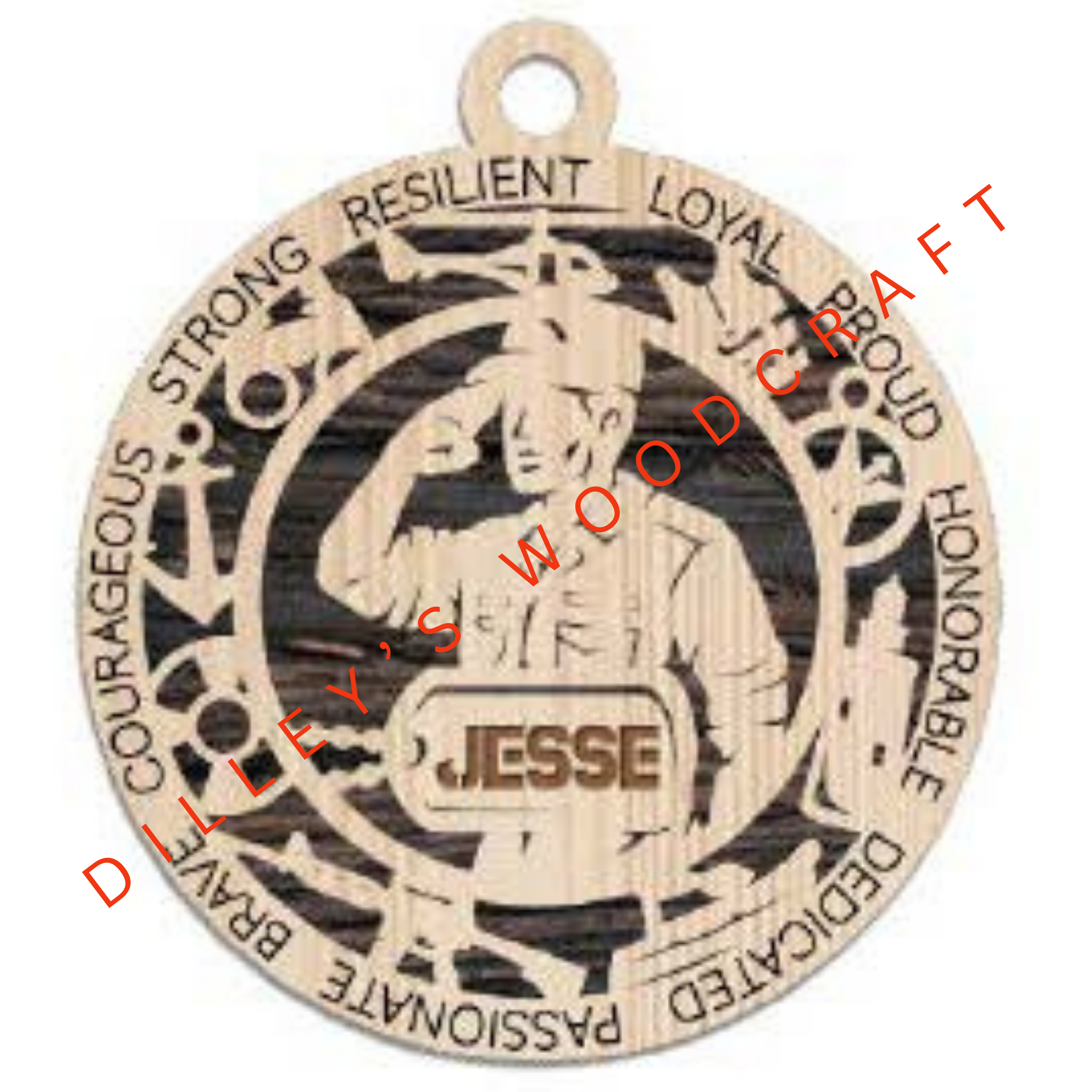 Military Ornament - Coast Guard Field Uniform (Male)