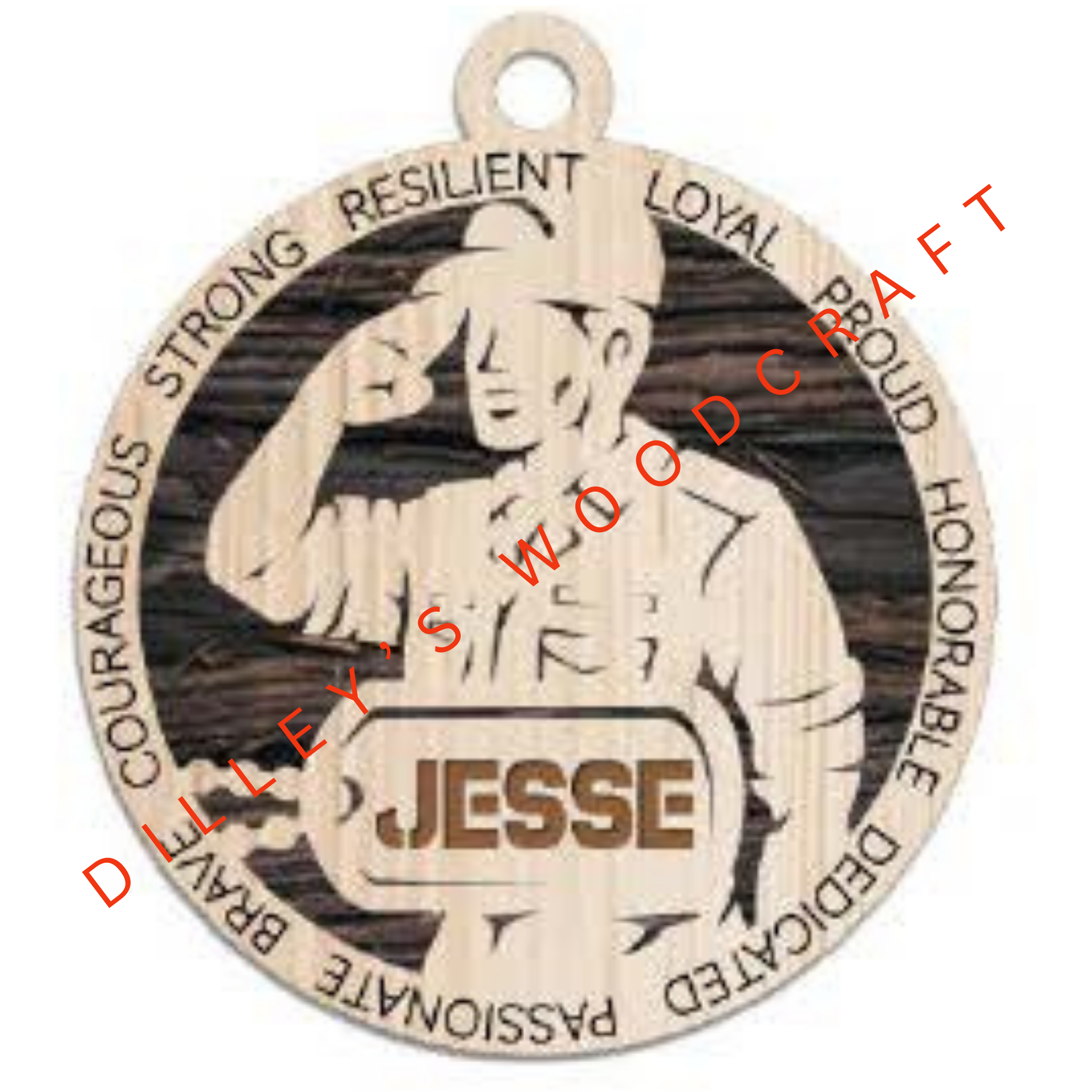 Military Ornament - Coast Guard Field Uniform (Male)