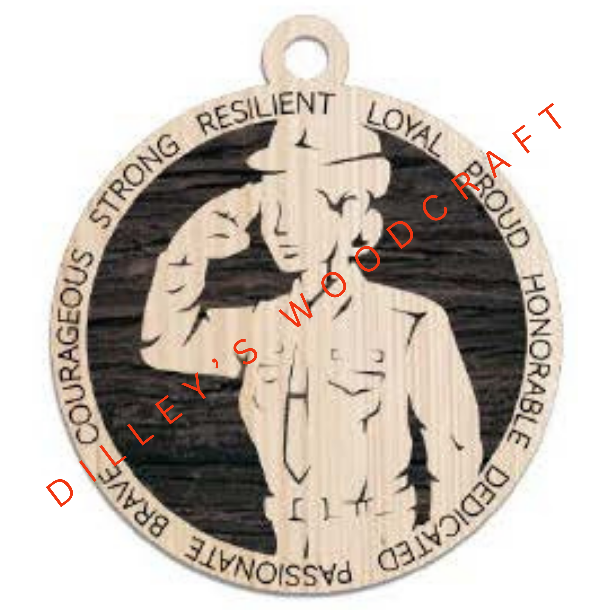 Military Ornament - Coast Guard Formal Uniform (Female)