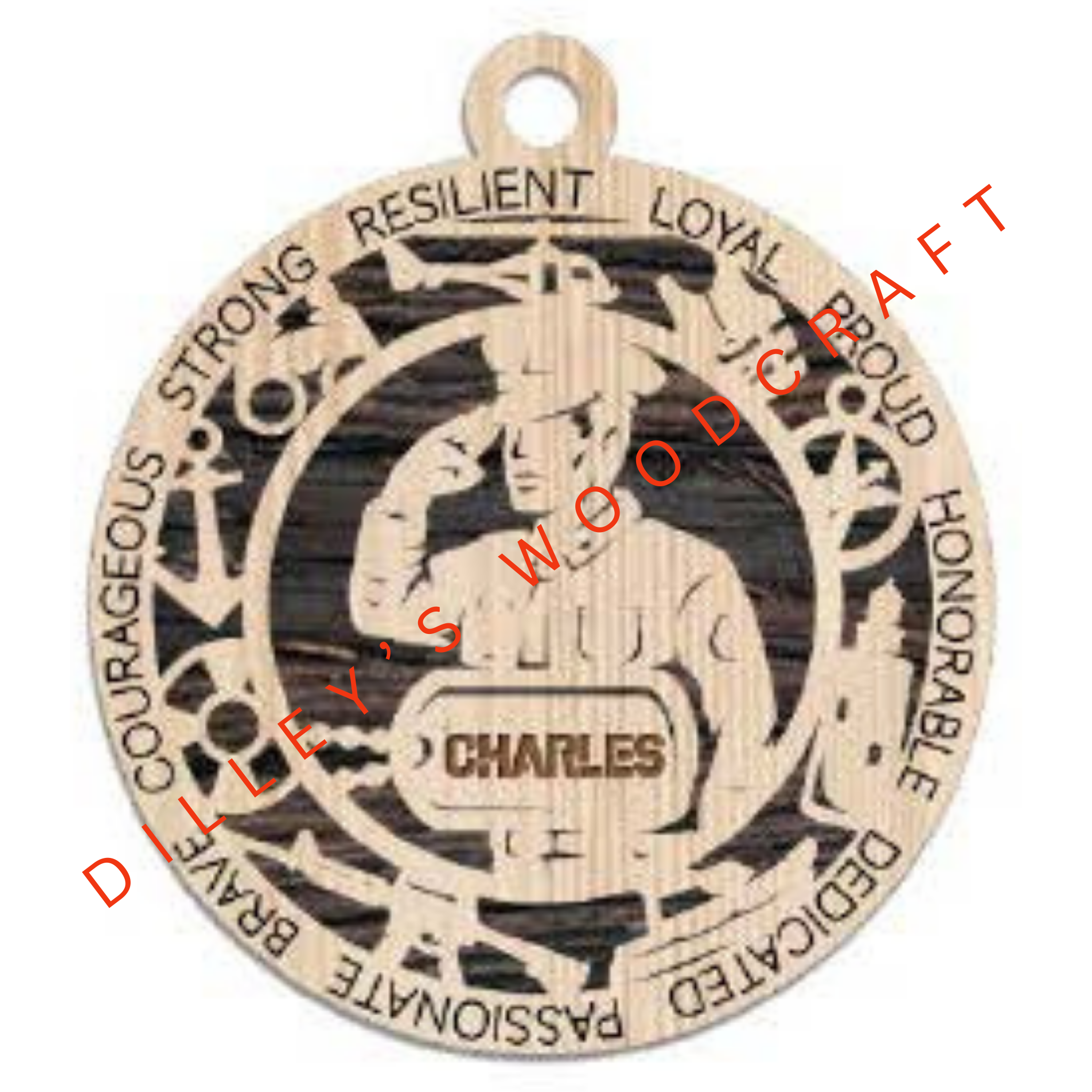 Military Ornament - Coast Guard Formal Uniform (Male)