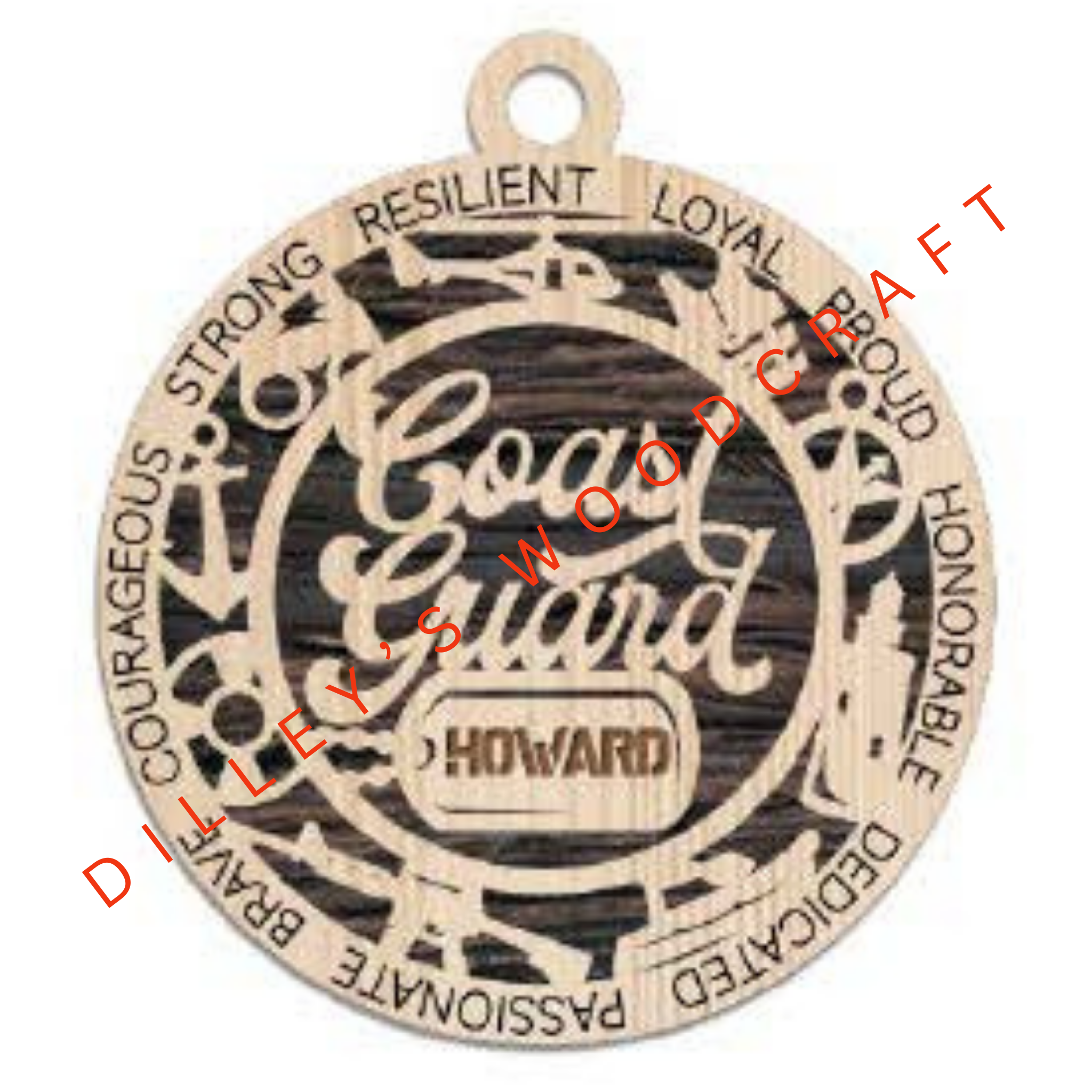 Military Ornament - Coast Guard