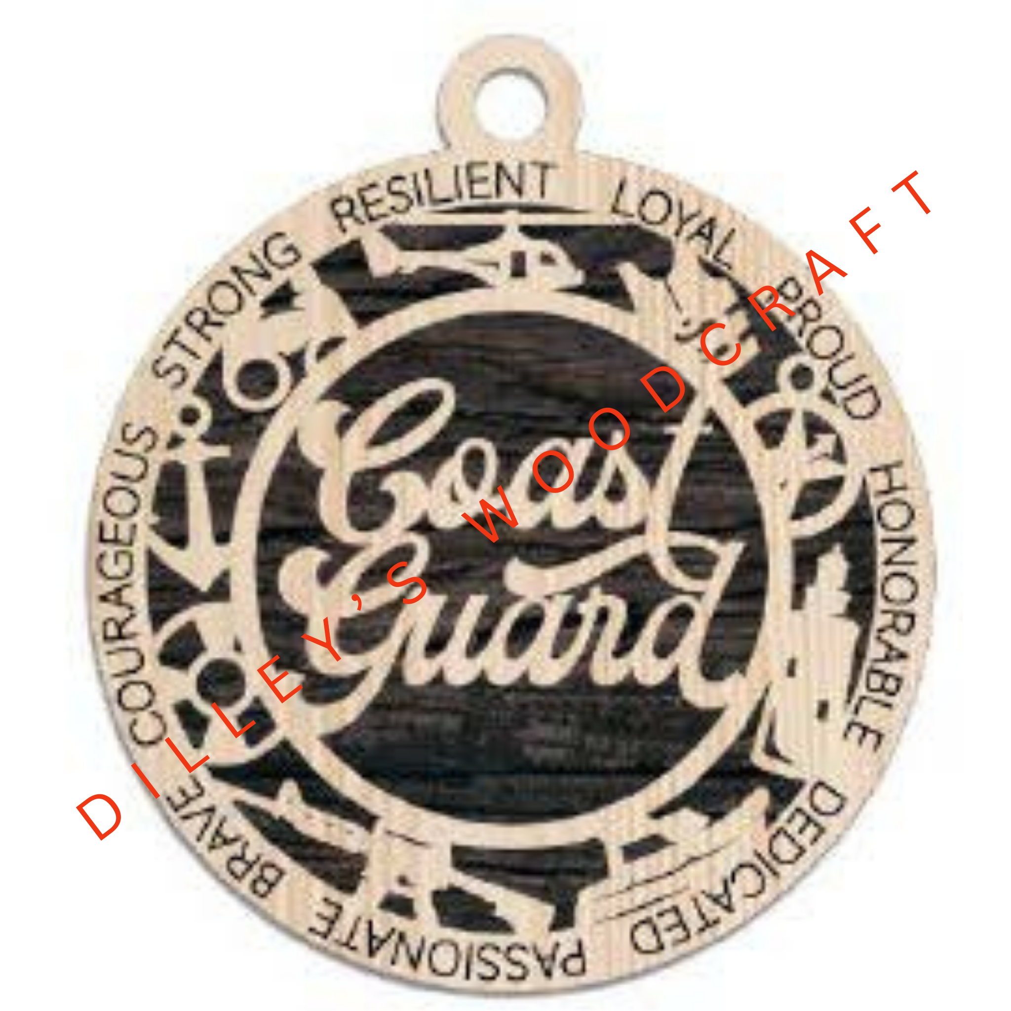 Military Ornament - Coast Guard