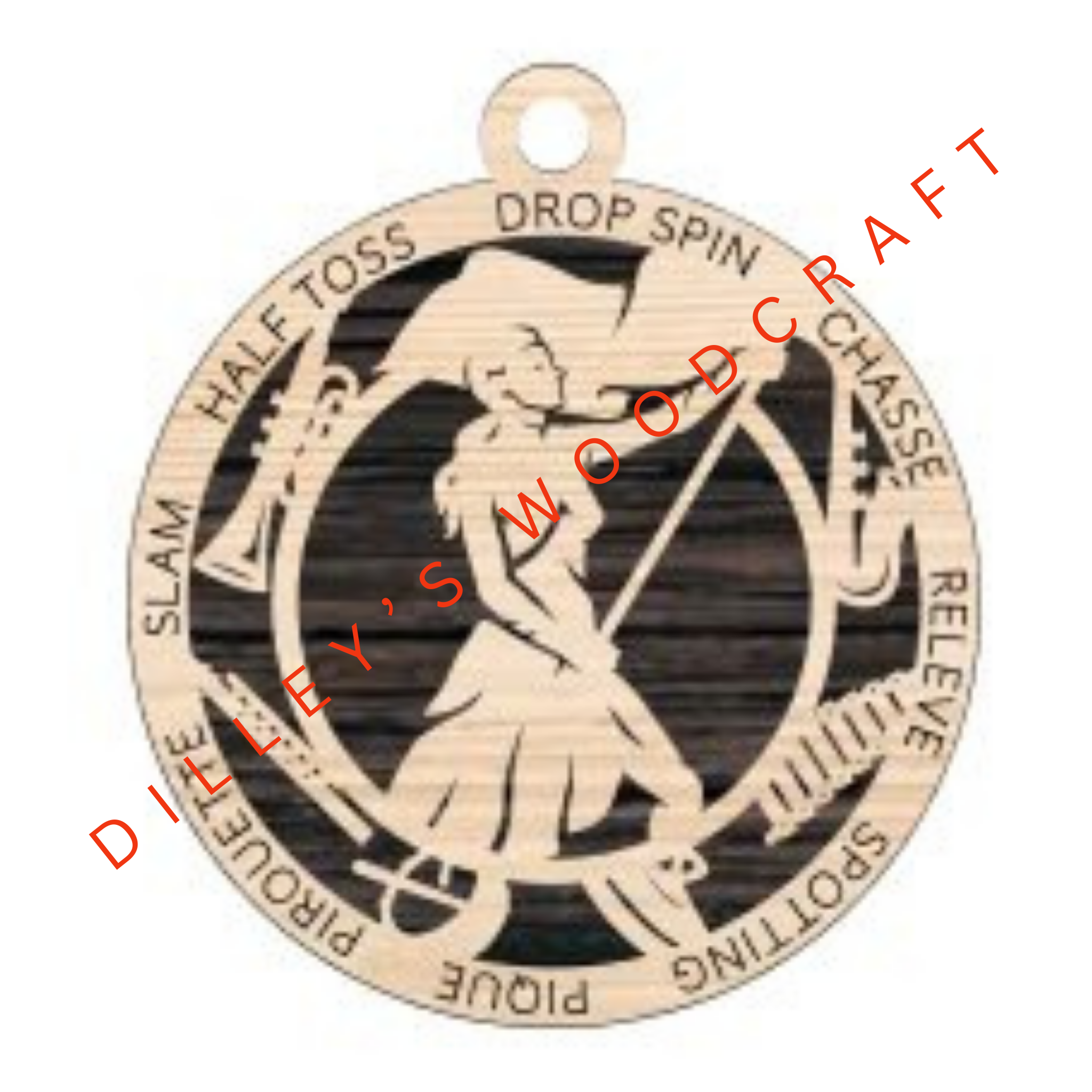 Stadium Series Ornament - Color Guard (Female)