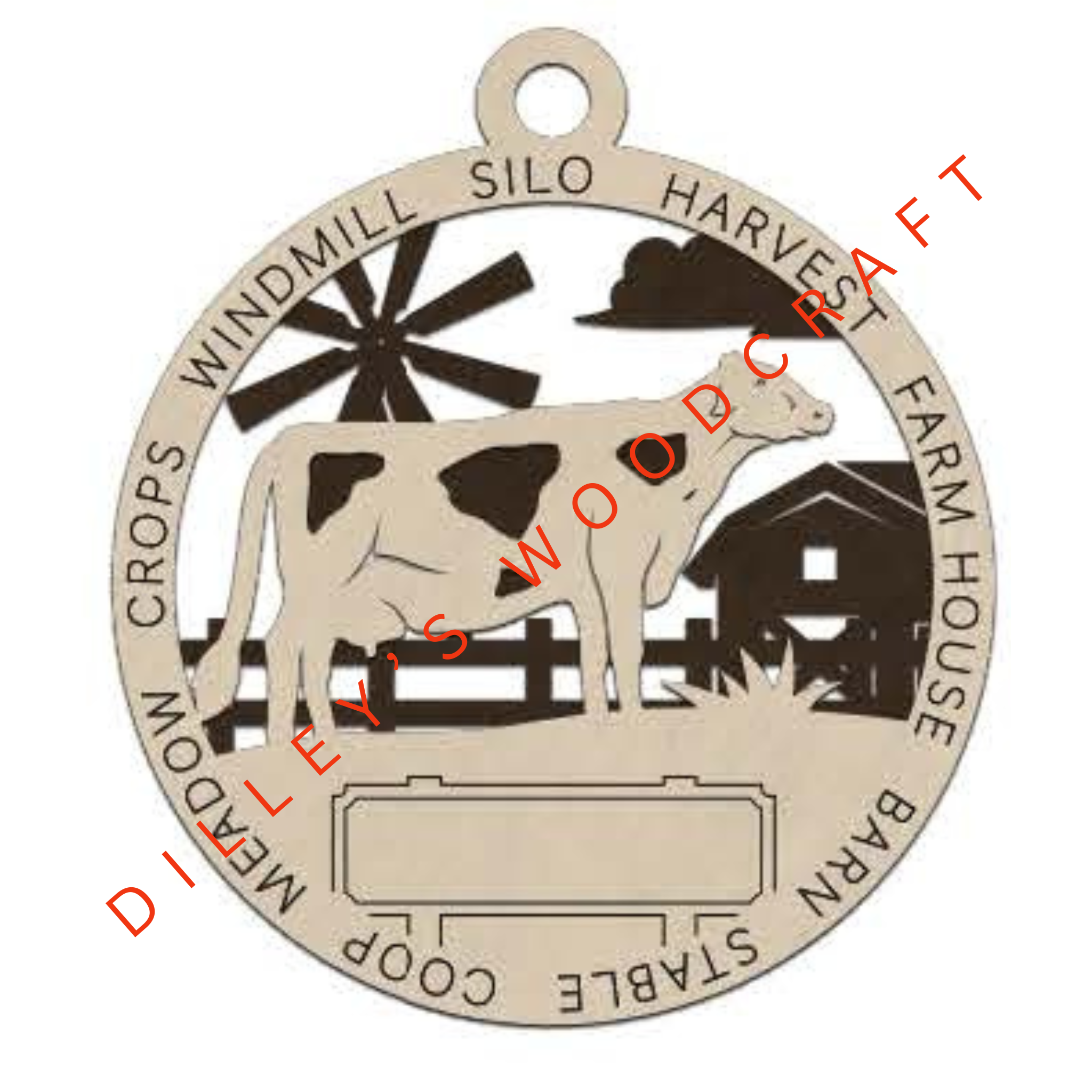 Farm Fresh Ornaments - Dairy Cow