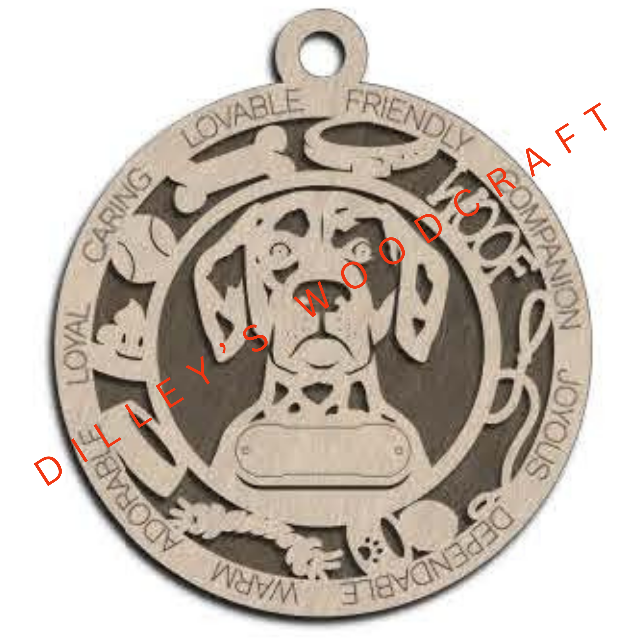 Dog Ornament Friendly - Dalmatian