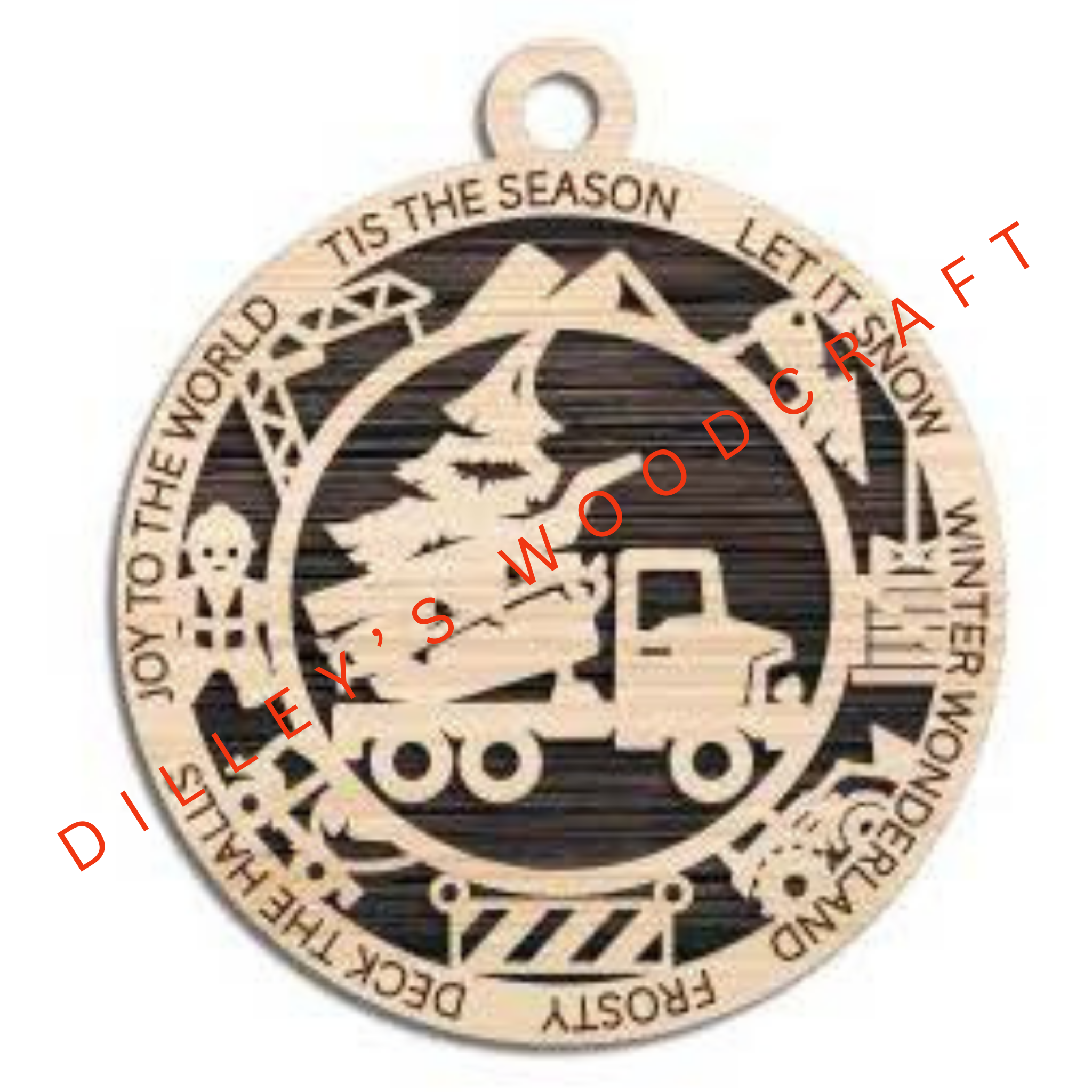 Tiny Tot Ornament - Dump Truck