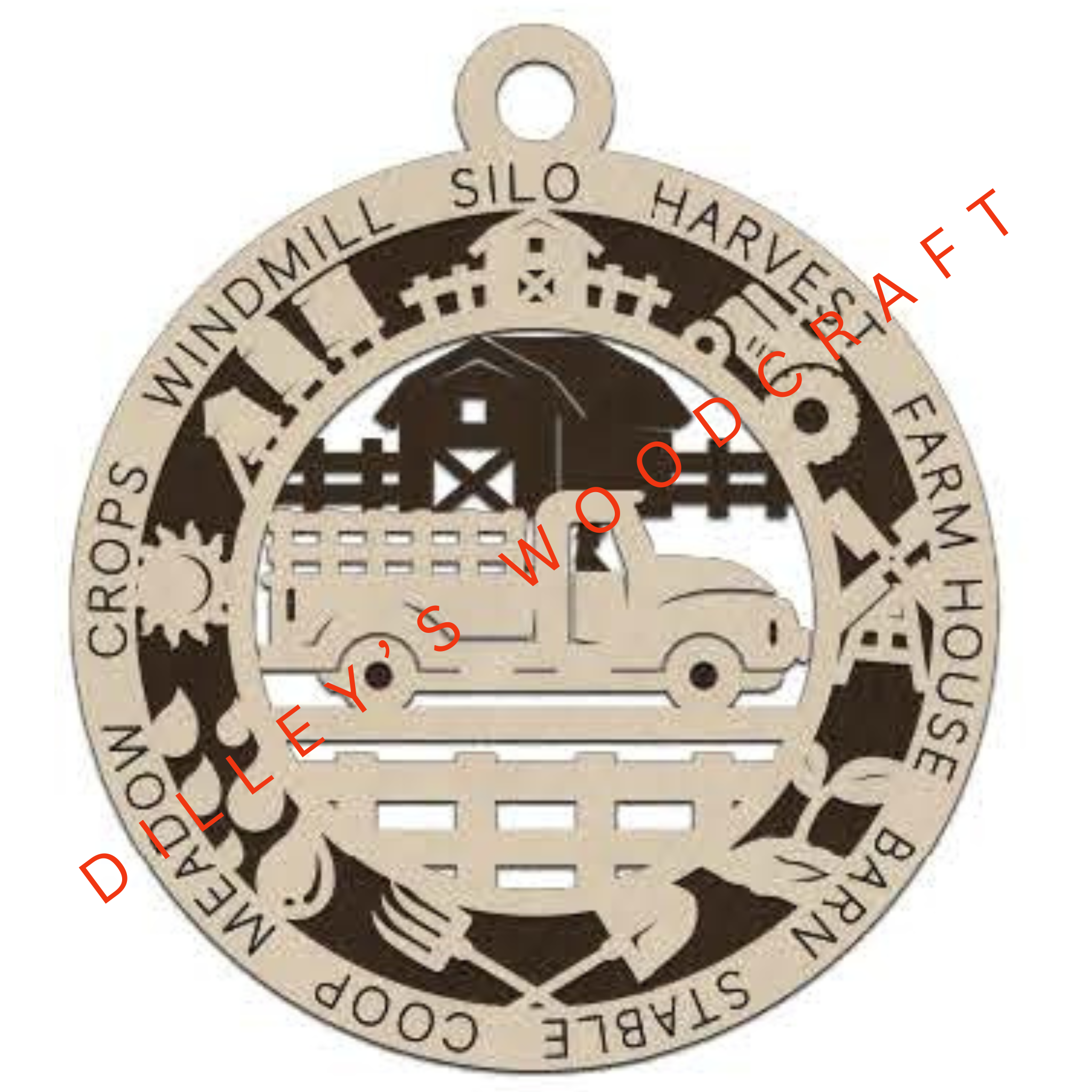 Farm Fresh Ornaments - Farm Truck