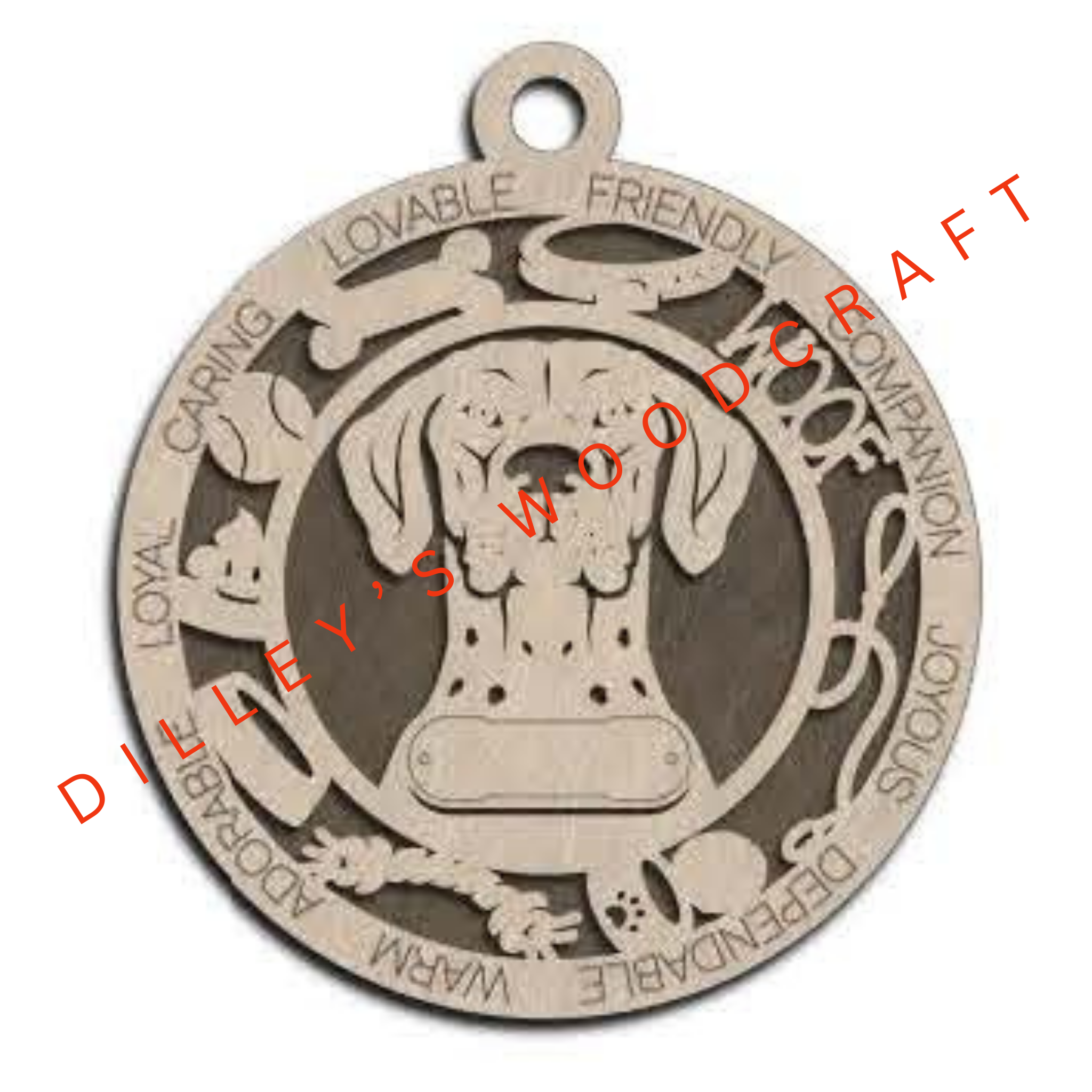 Dog Ornament Friendly - German Shorthaired Pointer