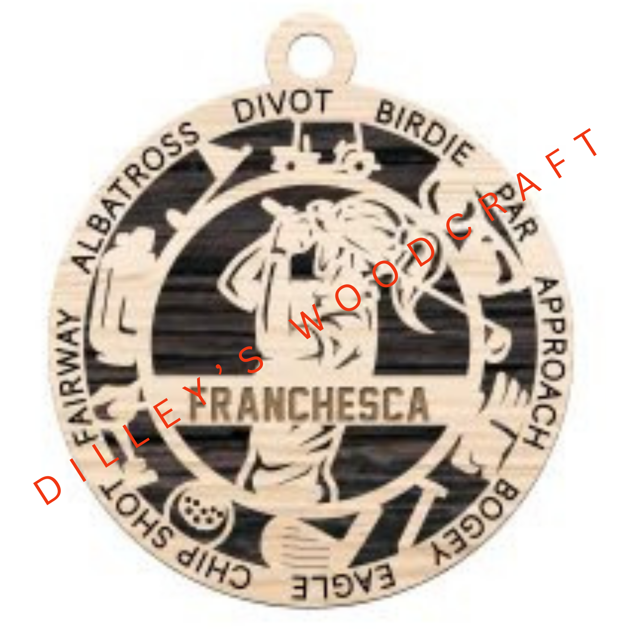 Stadium Series Ornament - Golf (Female)