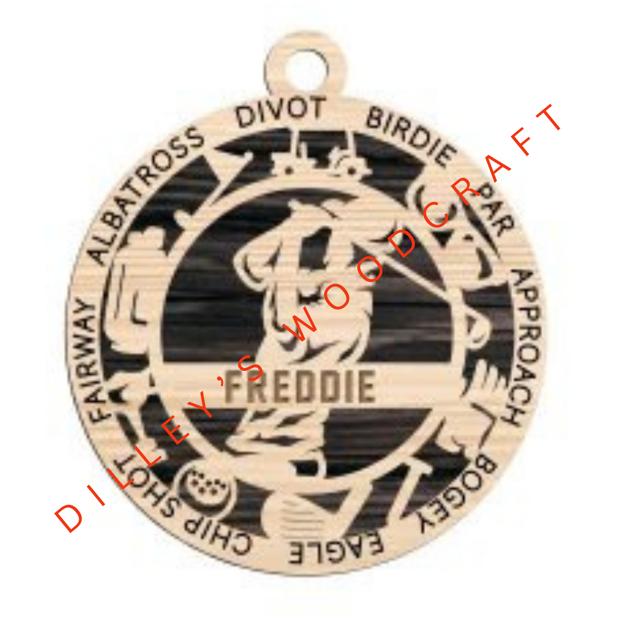 Stadium Series Ornament - Golf (Male)
