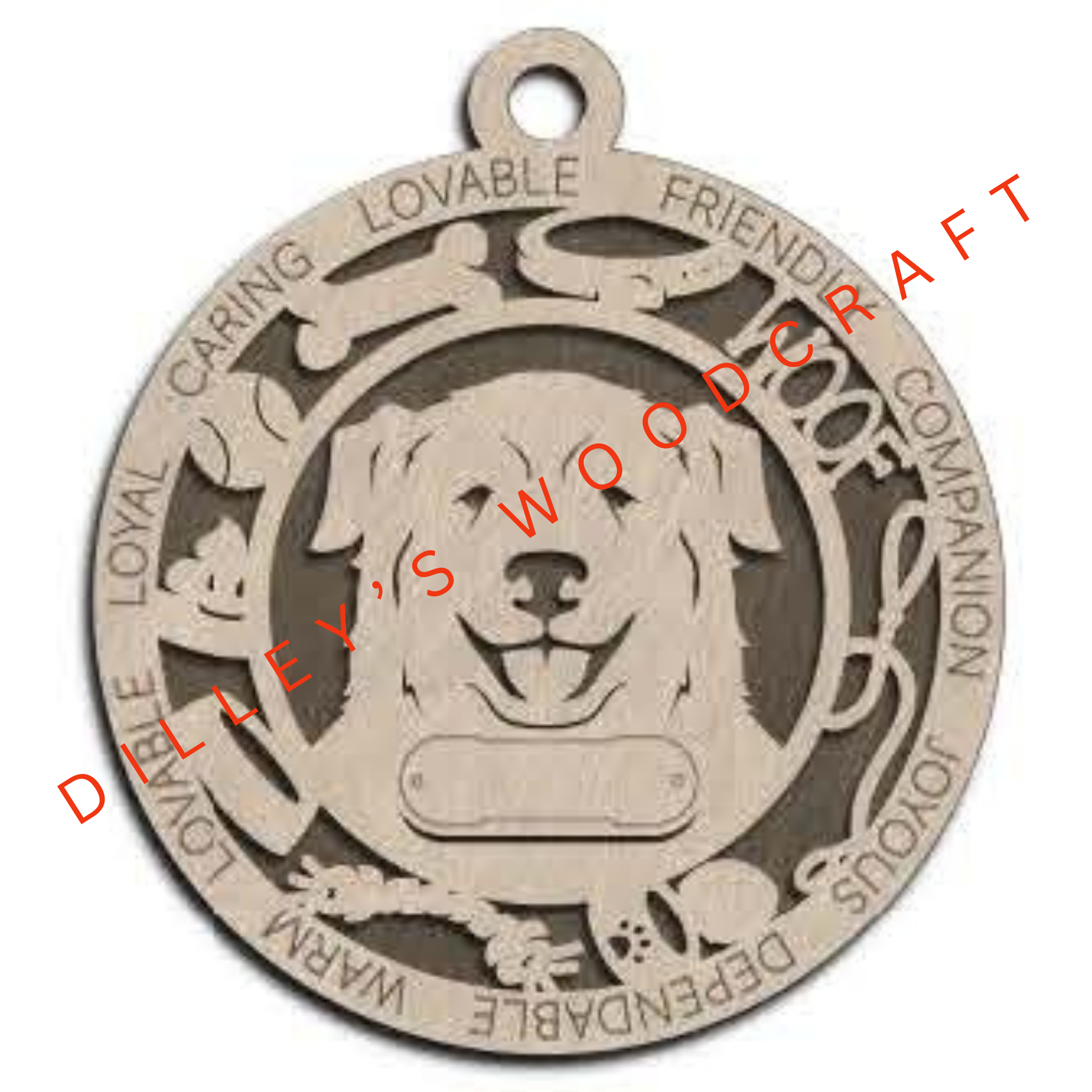 Dog Ornament Friendly - Great Pryenesee