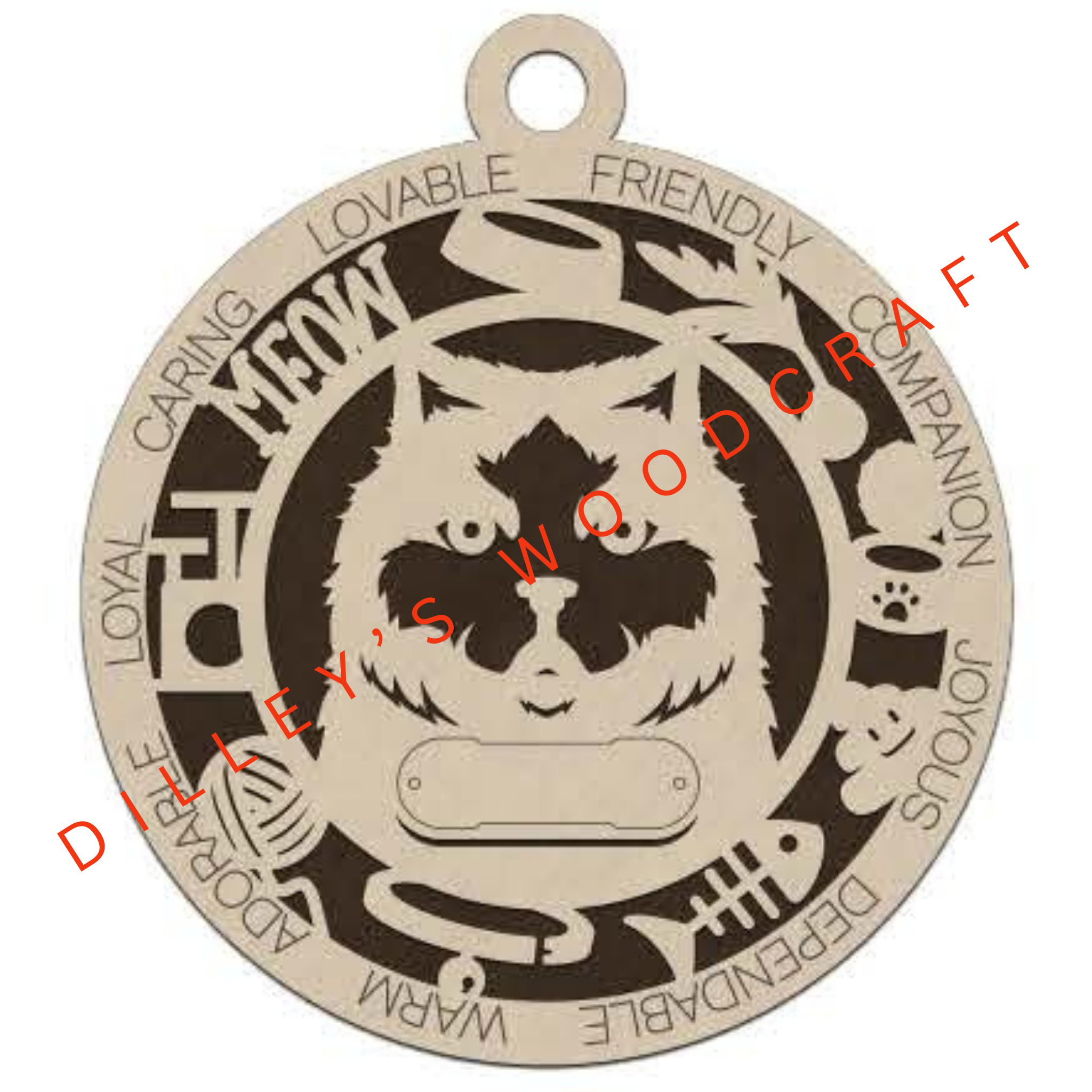 Cat Ornament Friendly - Himalayan Cat