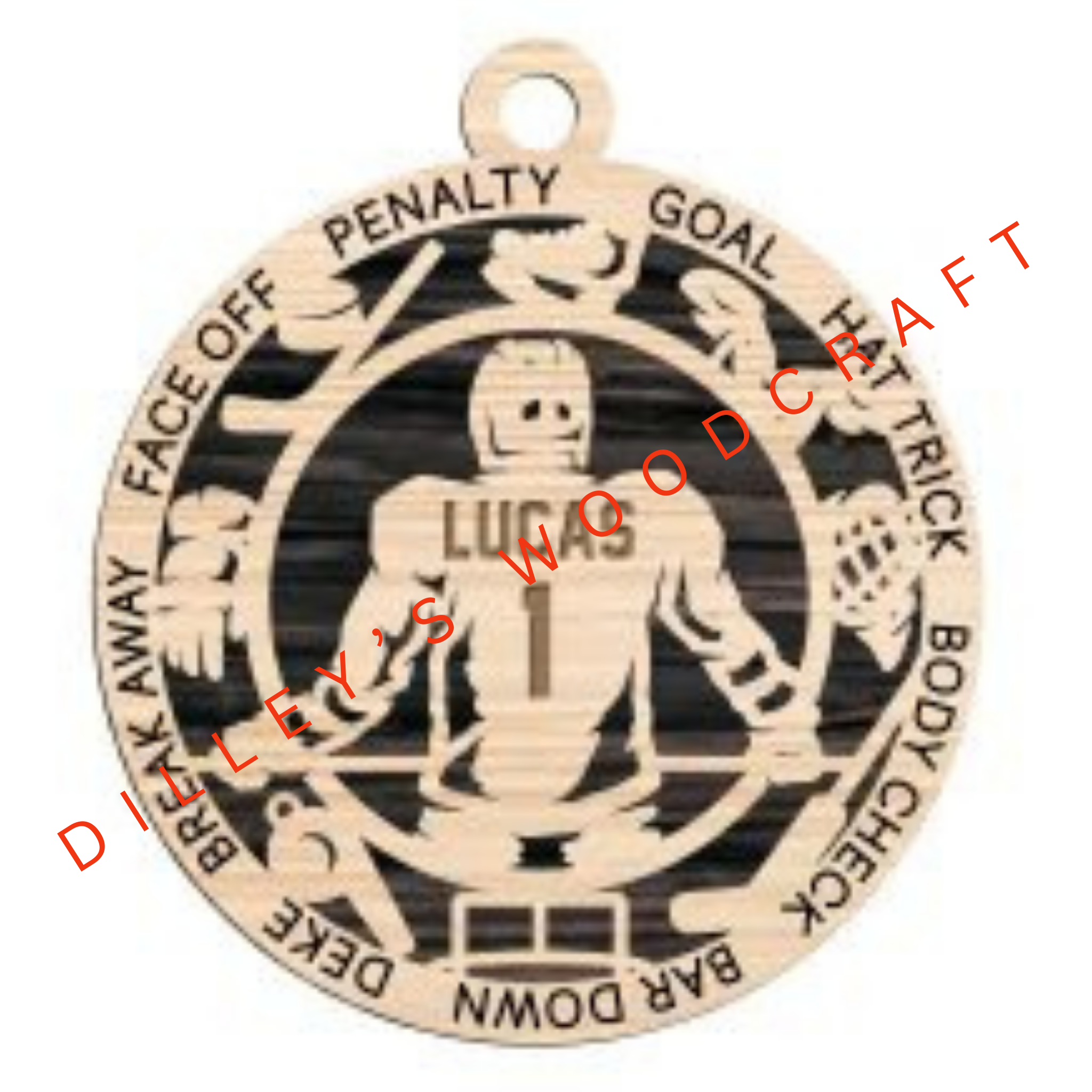 Stadium Series Ornament - Hockey (Male)