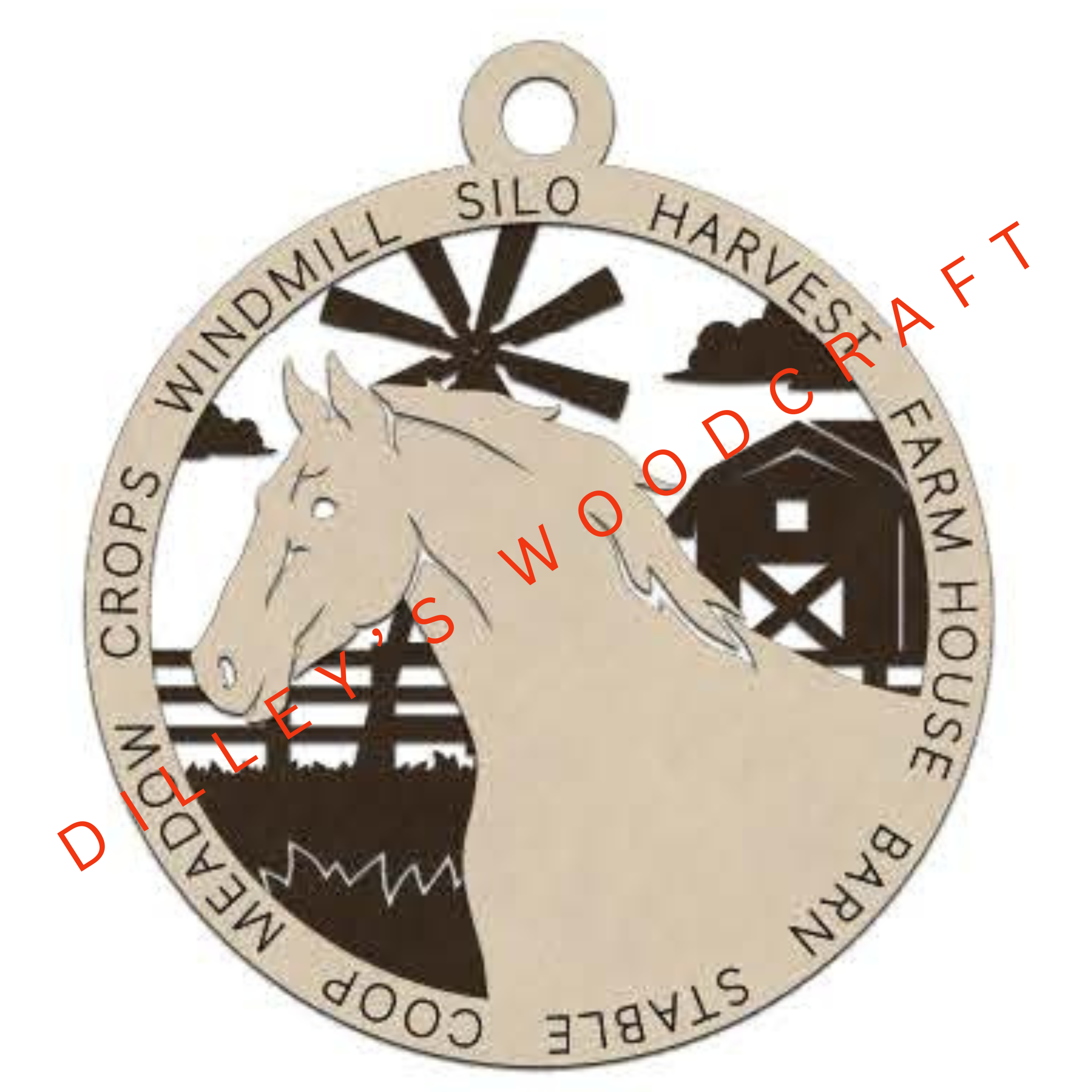 Farm Fresh Ornaments - Horse