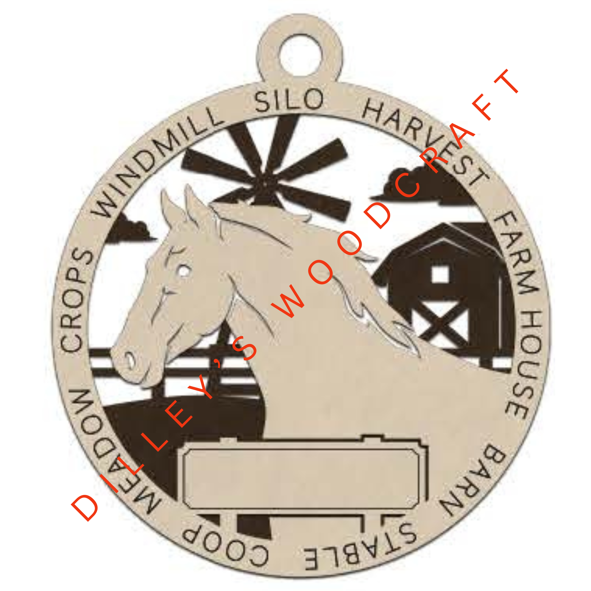 Farm Fresh Ornaments - Horse