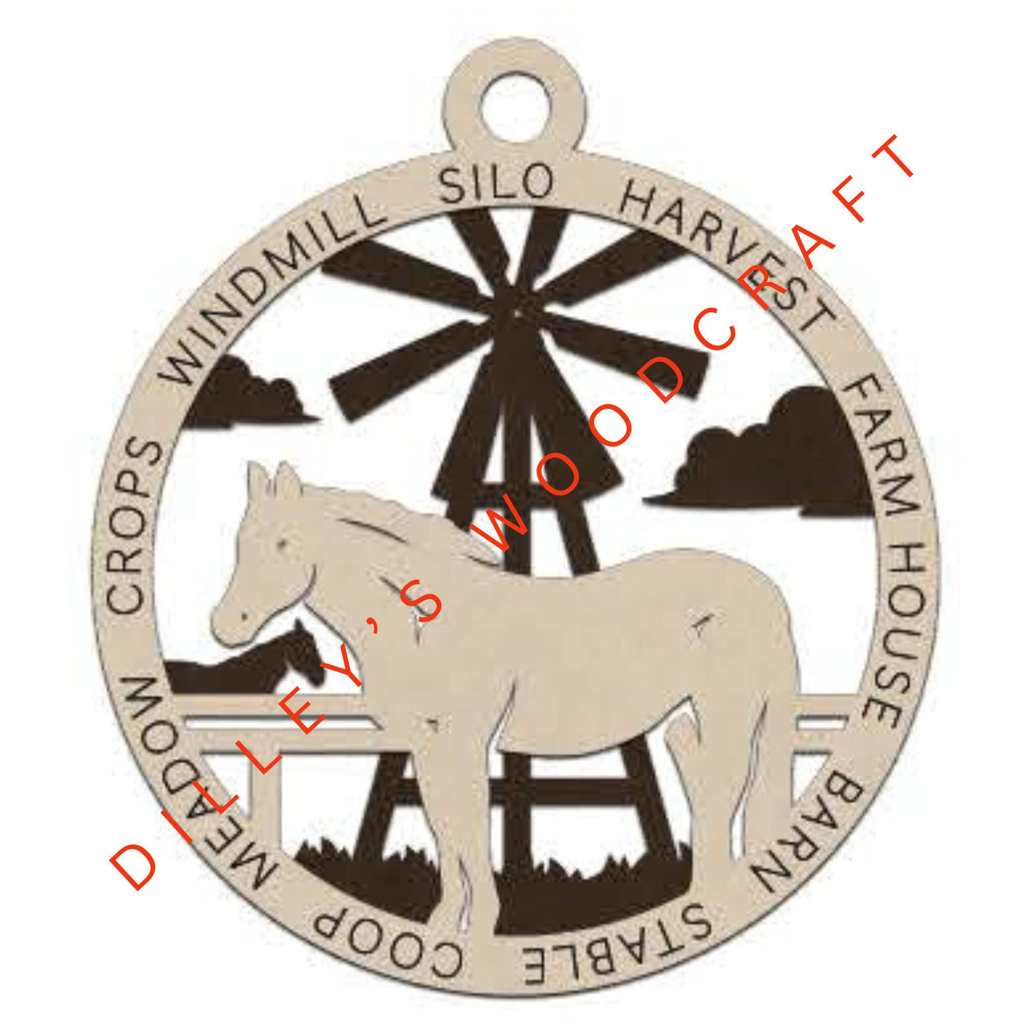 Farm Fresh Ornaments - Horse