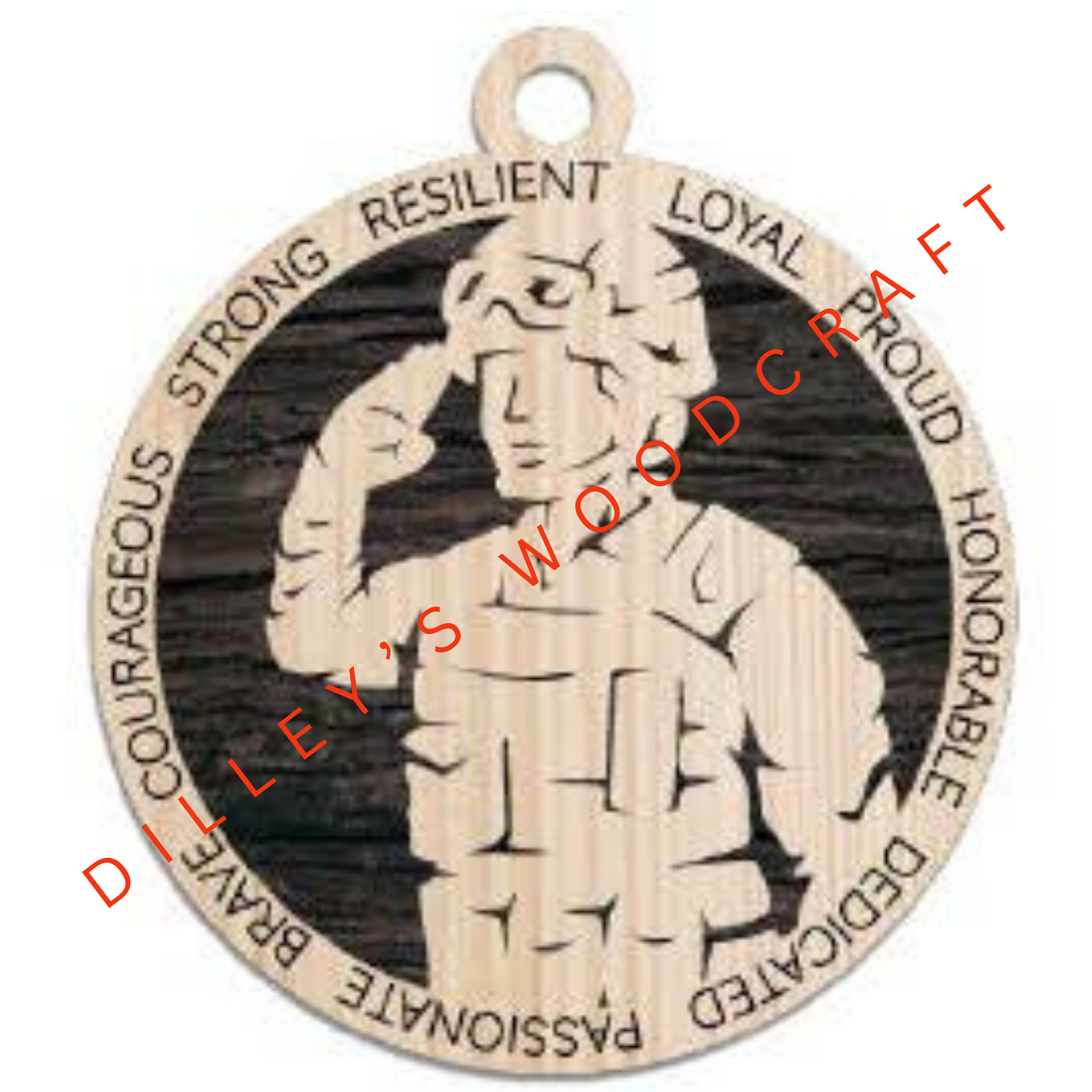 Military Ornament - Marine Field Uniform (Female)