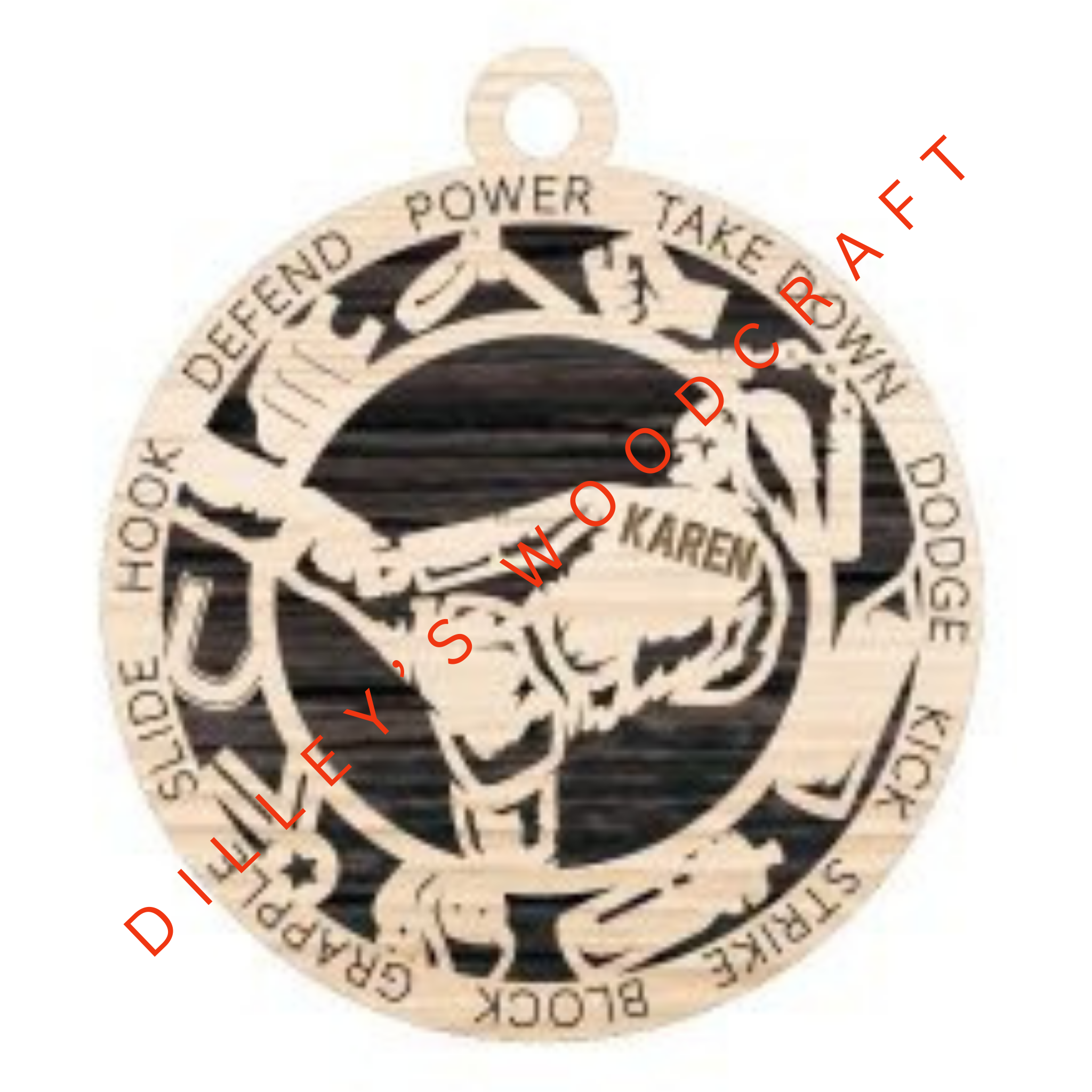 Stadium Series Ornament - Martial Arts (Female)