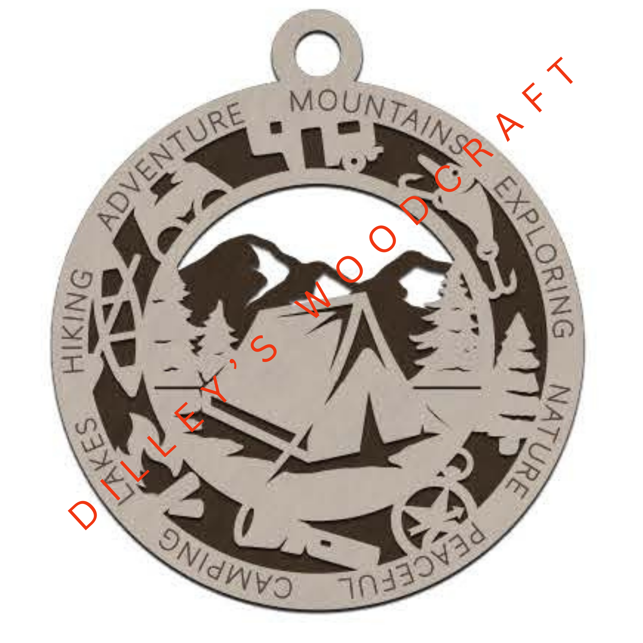 The Great Explorer Ornaments - Mountains