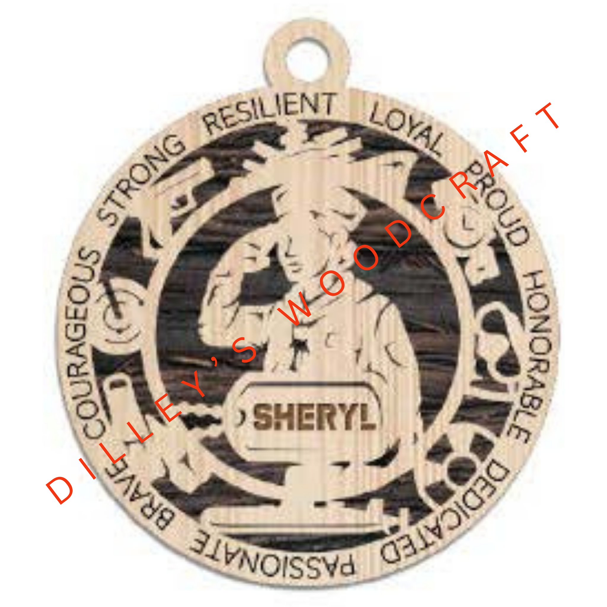 Military Ornament - Navy Field Uniform (Female)