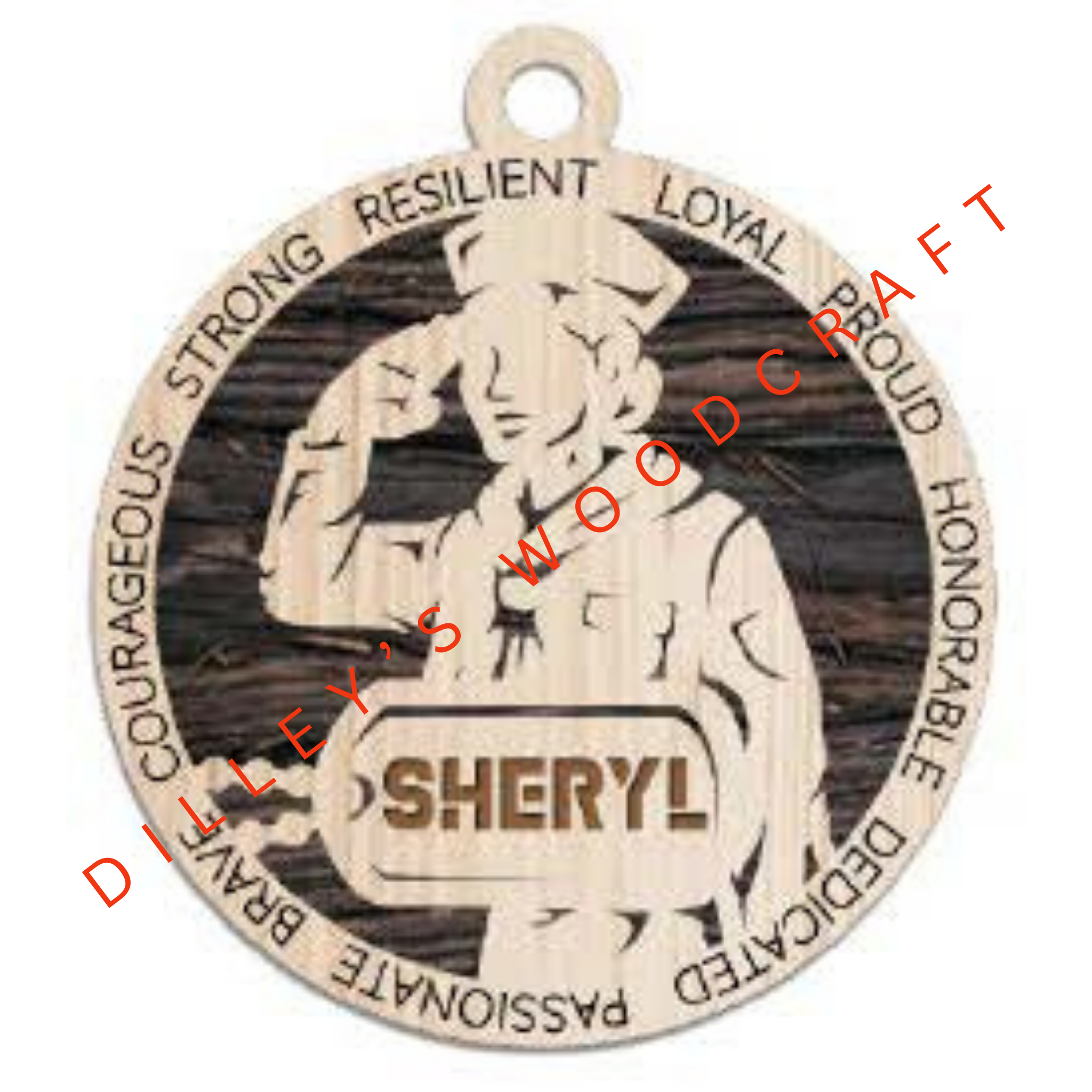 Military Ornament - Navy Field Uniform (Female)