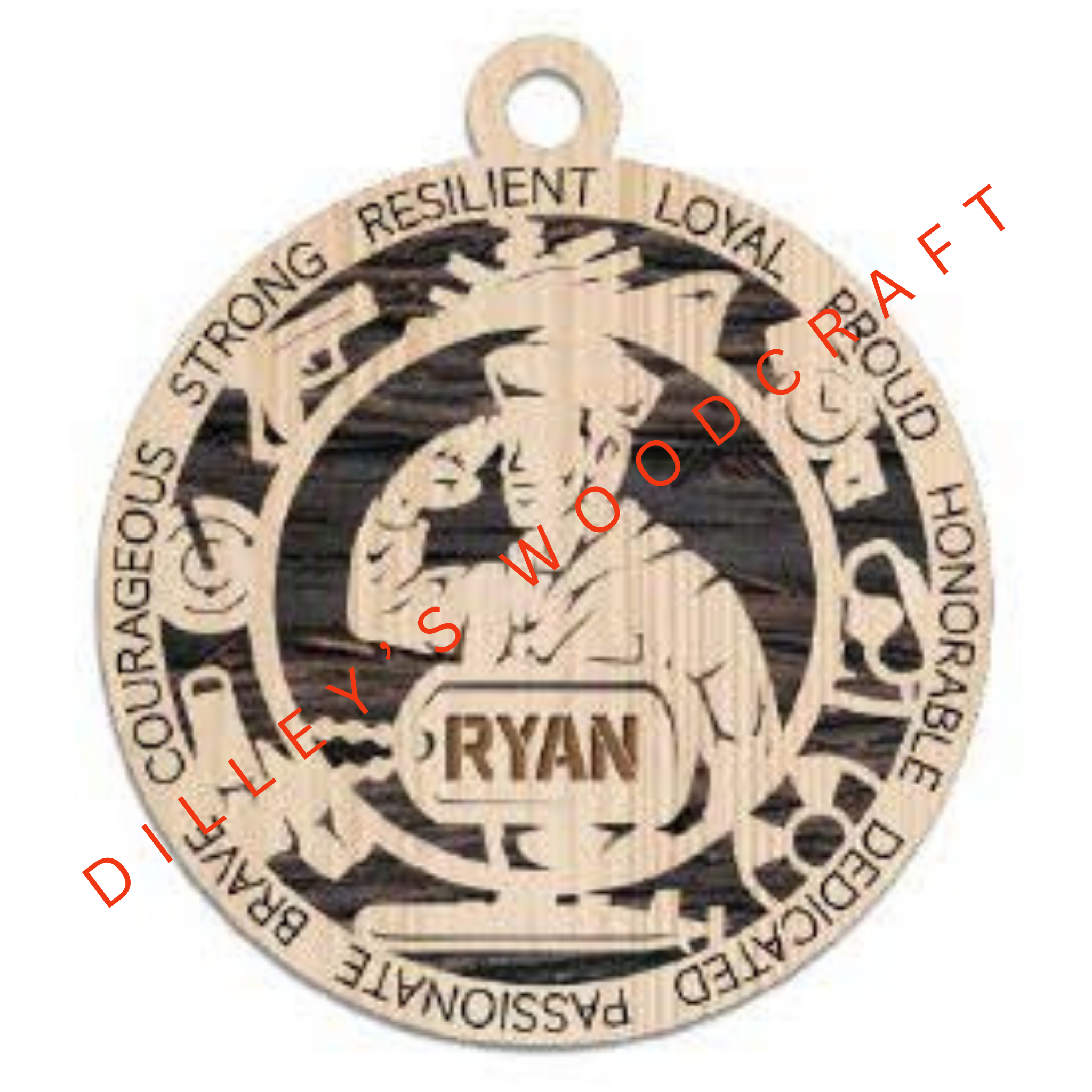 Military Ornament - Navy Field Uniform (Male)