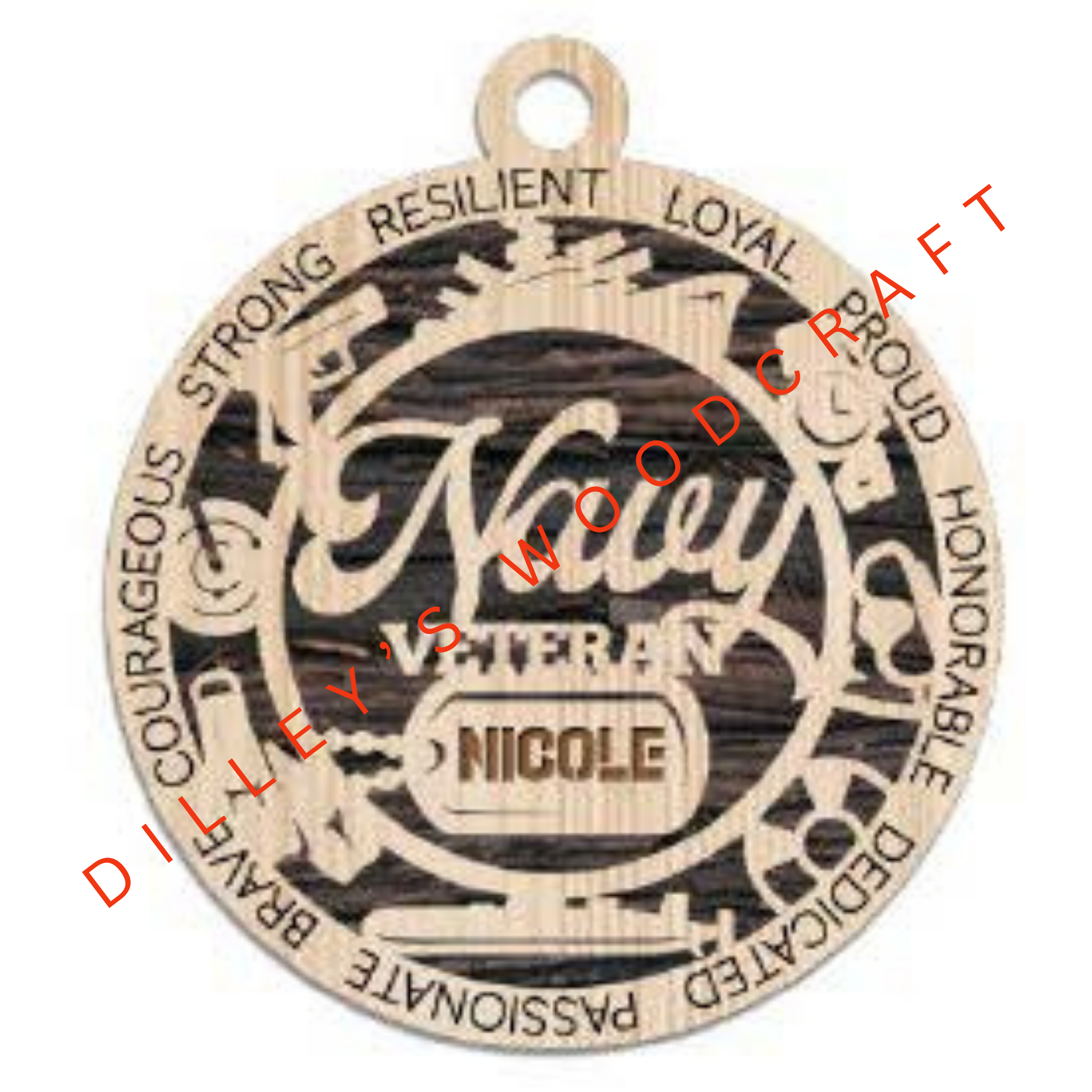 Military Ornament - Navy Veteran