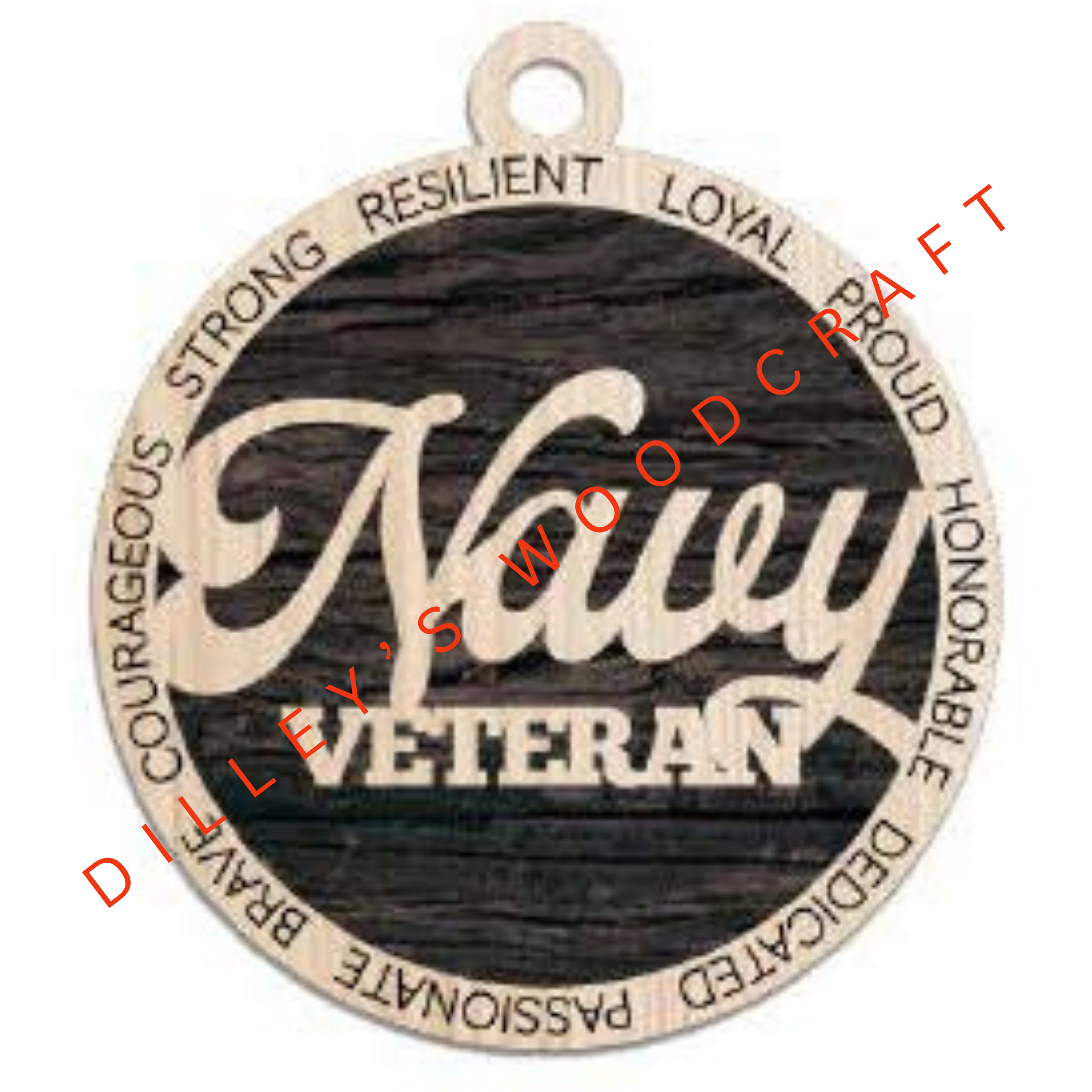 Military Ornament - Navy Veteran
