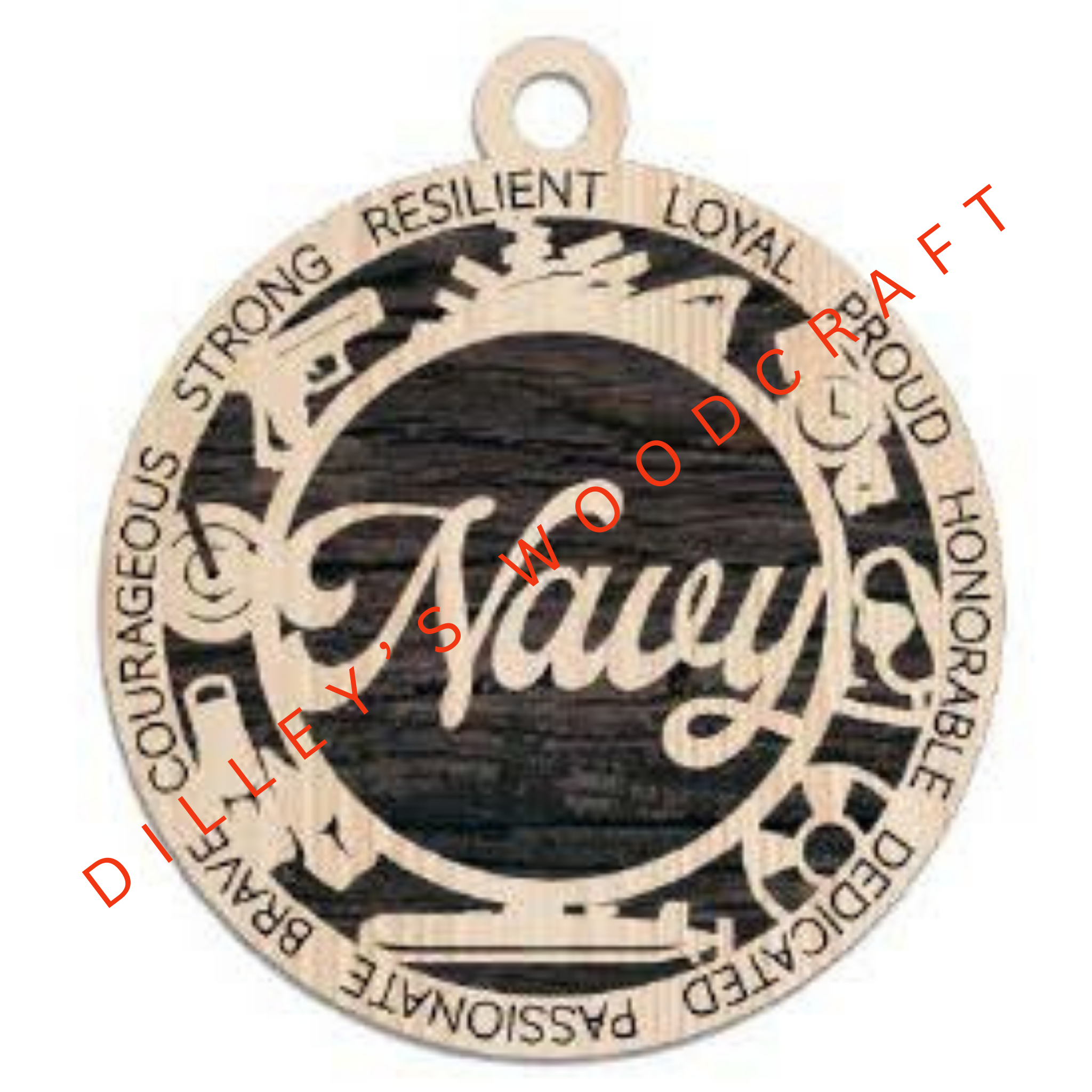 Military Ornament - Navy