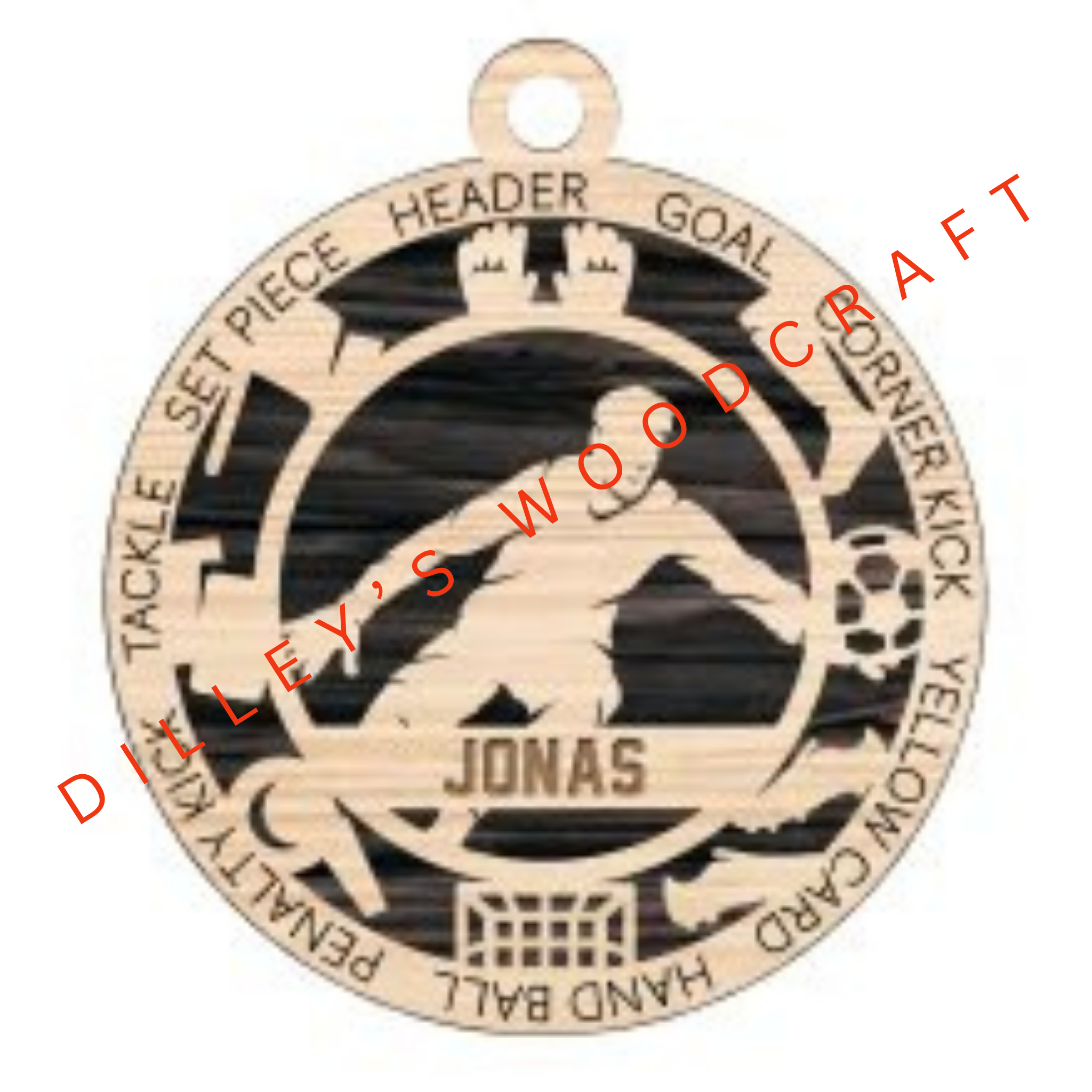 Stadium Series Ornament - Soccer Goalie (Male)