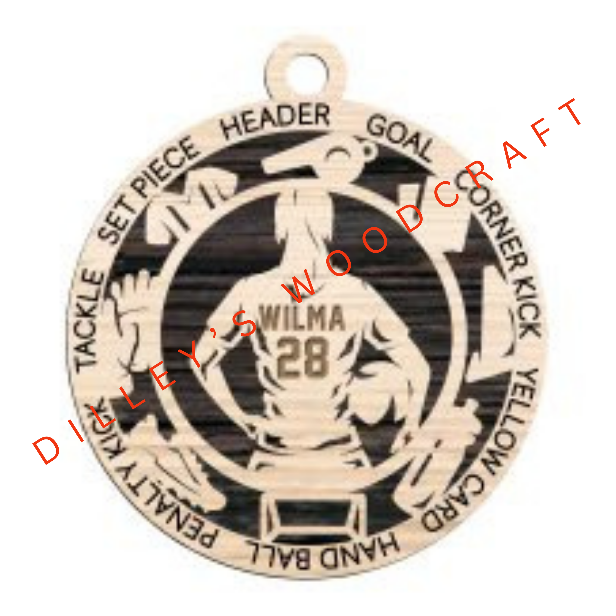Stadium Series Ornament - Soccer (Female)