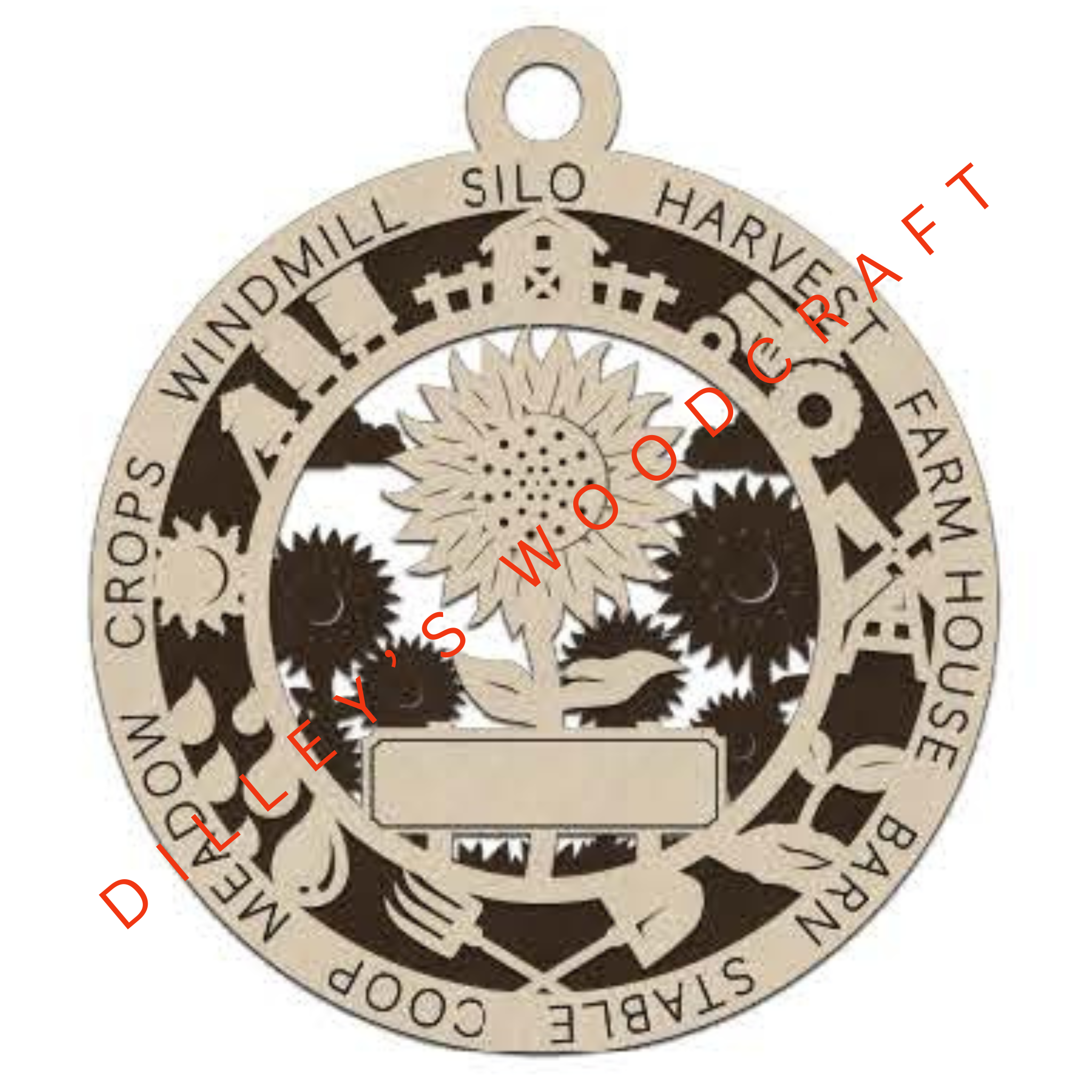 Farm Fresh Ornaments - Sunflower