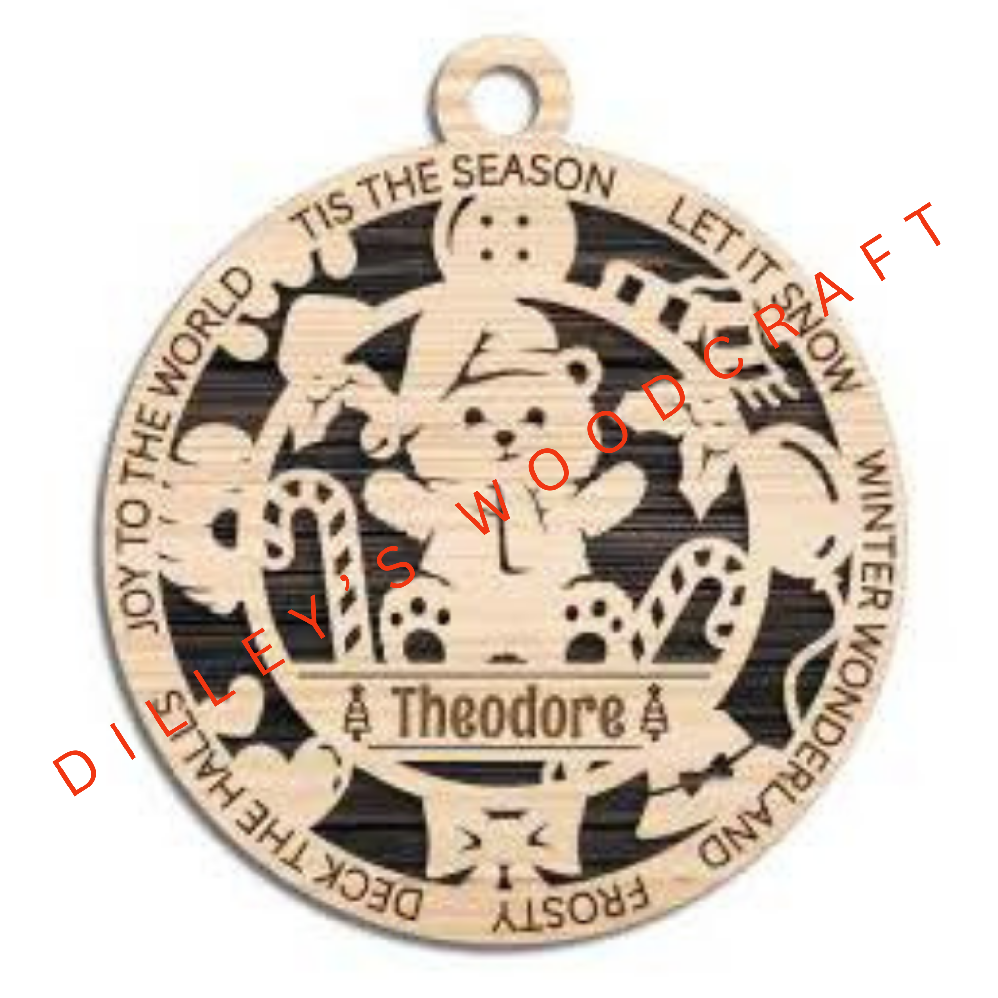 Tiny Tot Ornament - Teddy Bear